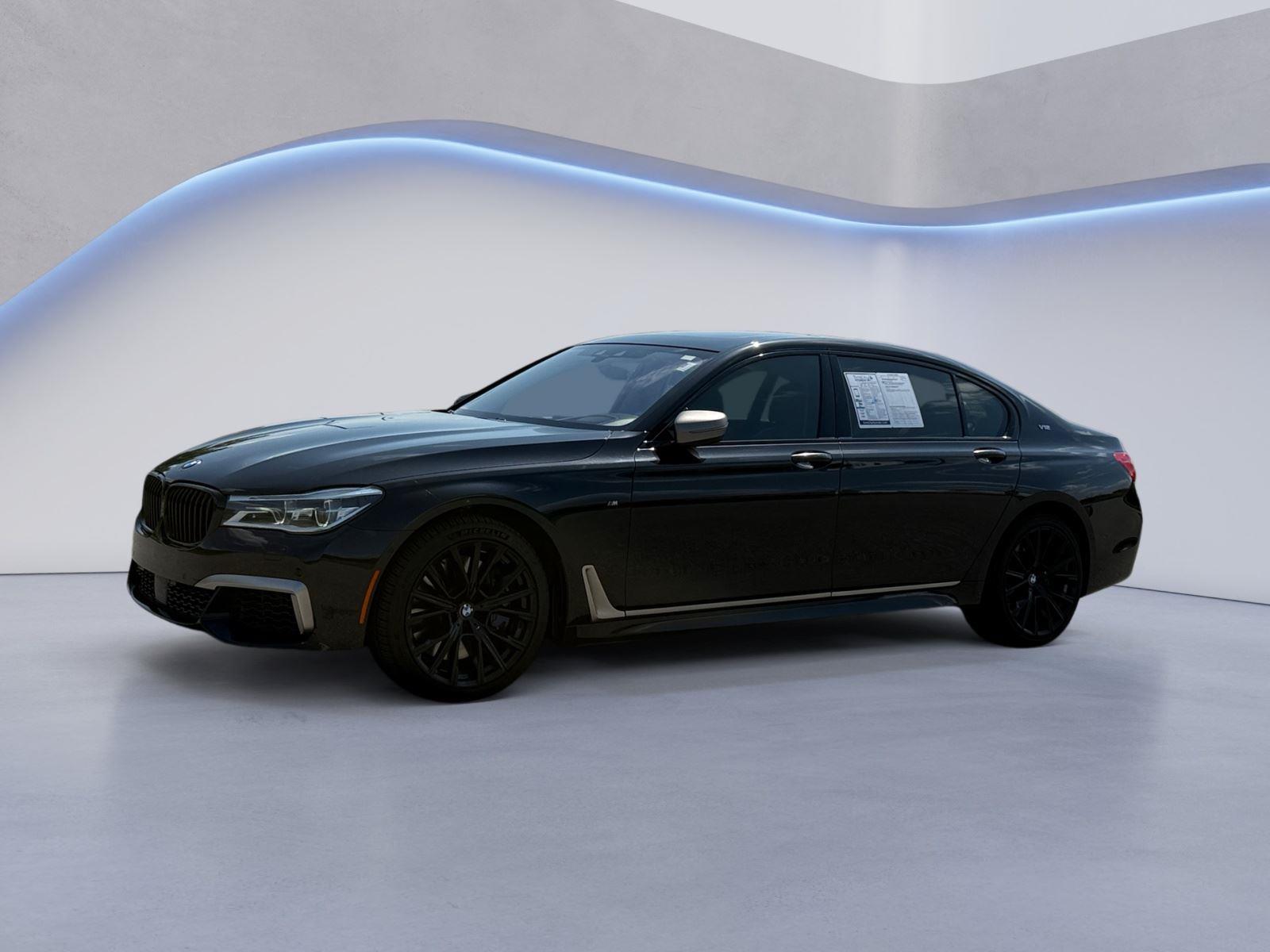 Black 2017 BMW 7 Series Sedan All-Wheel Drive