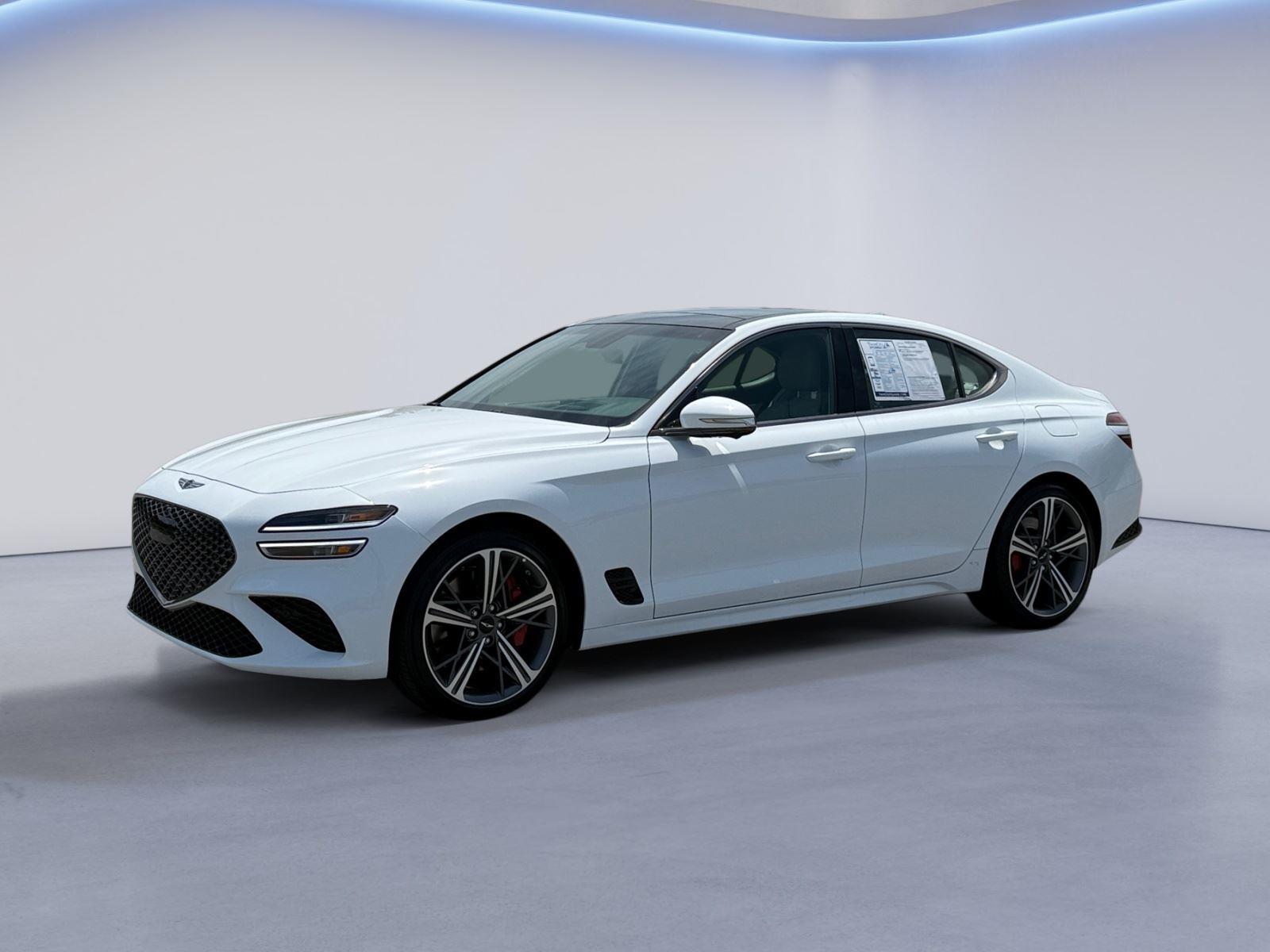 Alta White 2025 Genesis G70 Sedan All-Wheel Drive 