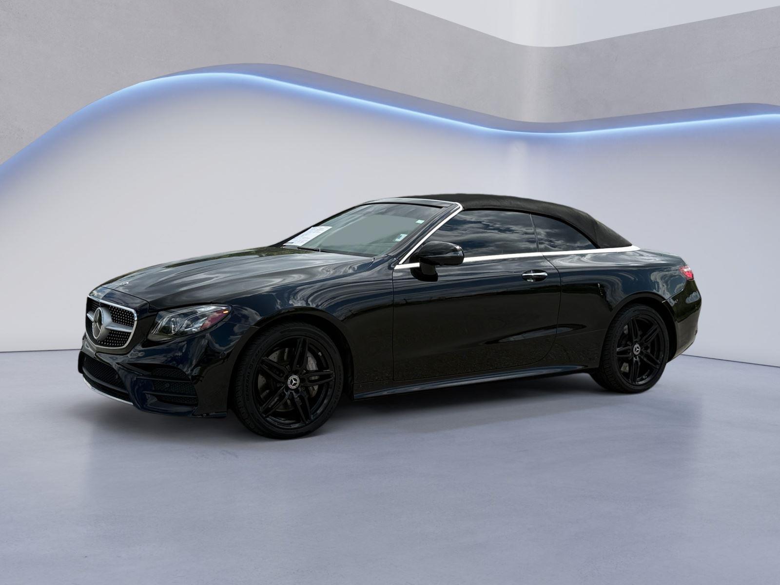 Black 2018 Mercedes-Benz E-Class Convertible All-Wheel Drive Automatic