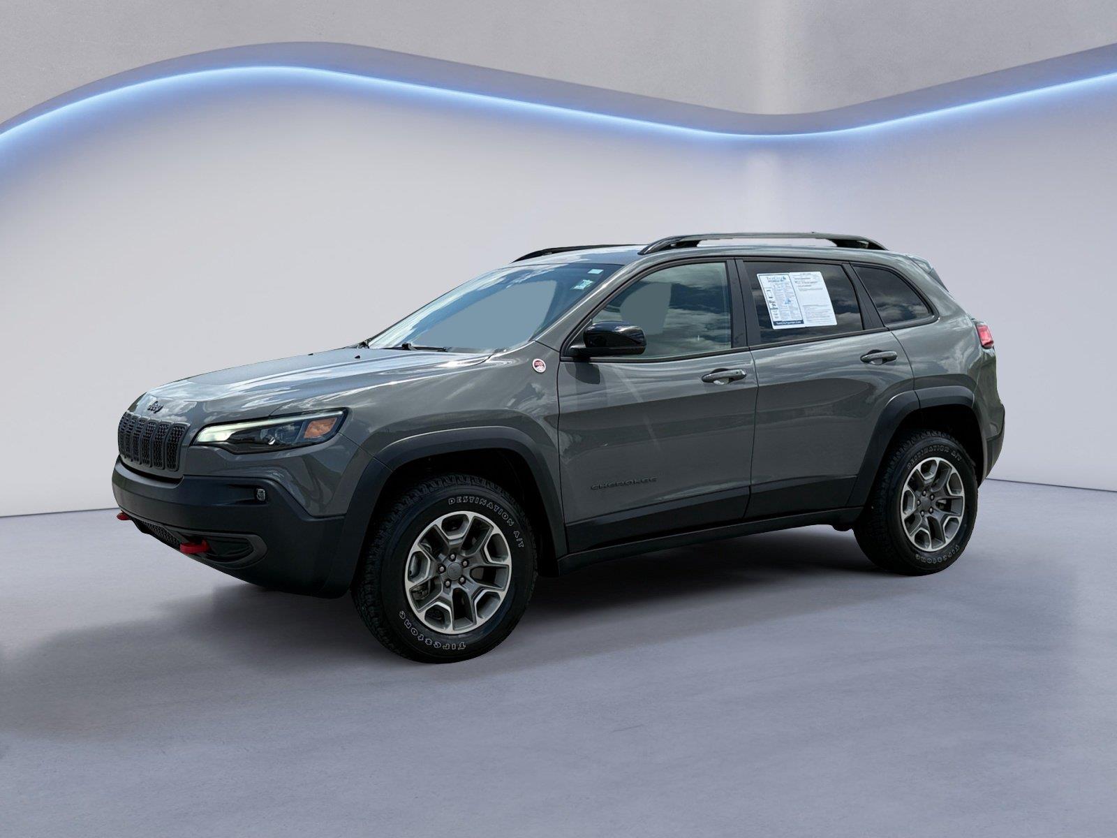Sting-Gray Clearcoat 2022 Jeep Cherokee SUV / Crossover Four-Wheel Drive 9-Speed Automatic