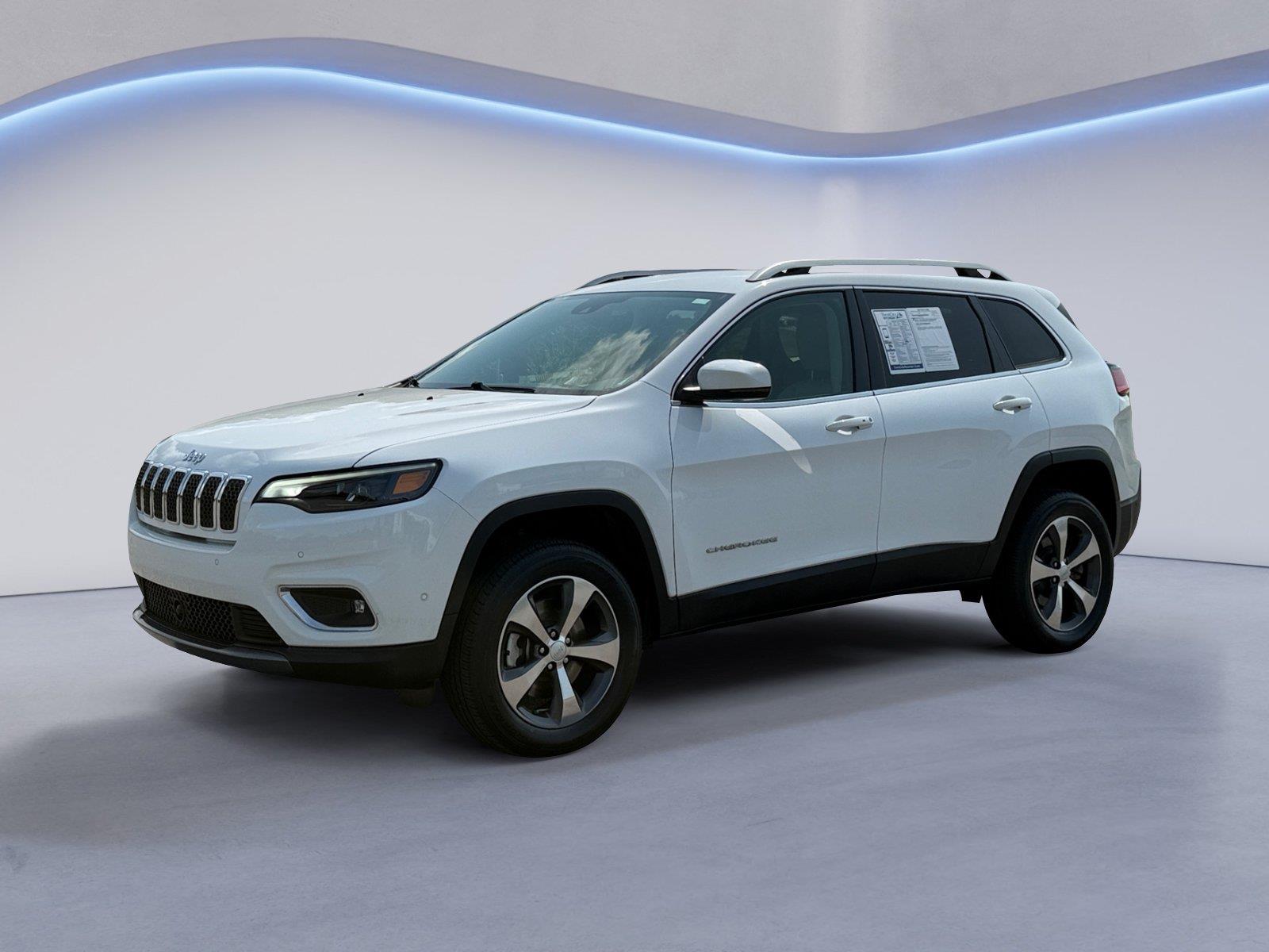 Bright White Clearcoat 2019 Jeep Cherokee SUV / Crossover Four-Wheel Drive 9-Speed Automatic