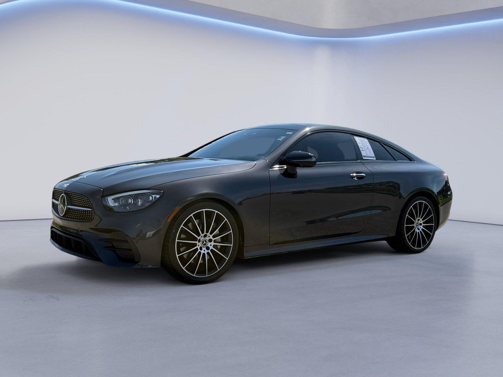Gray (Graphite Grey Metallic) 2021 Mercedes-Benz E-Class Coupe Rear-Wheel Drive Automatic