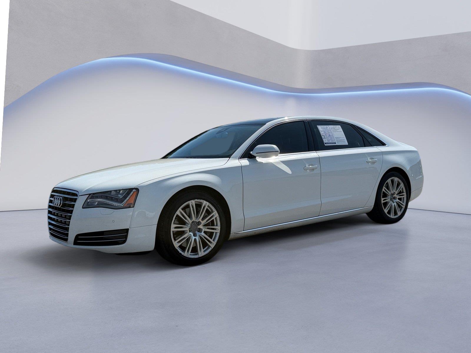 Ibis White 2014 Audi A8 Sedan All-Wheel Drive Automatic