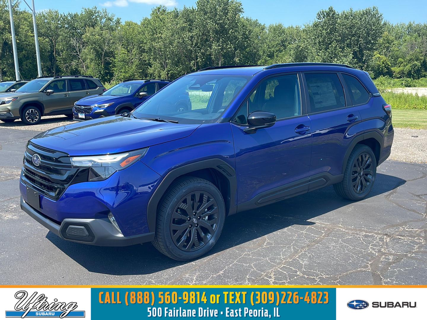 Sapphire Blue Pearl 2026 Subaru Forester SUV / Crossover All-Wheel Drive Continuously Variable Transmission