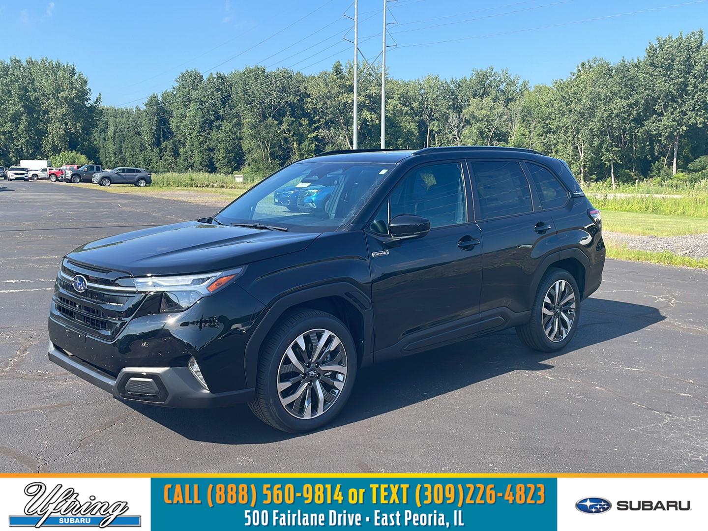 Crystal Black Silica 2026 Subaru Forester Hybrid SUV / Crossover All-Wheel Drive Continuously Variable Transmission