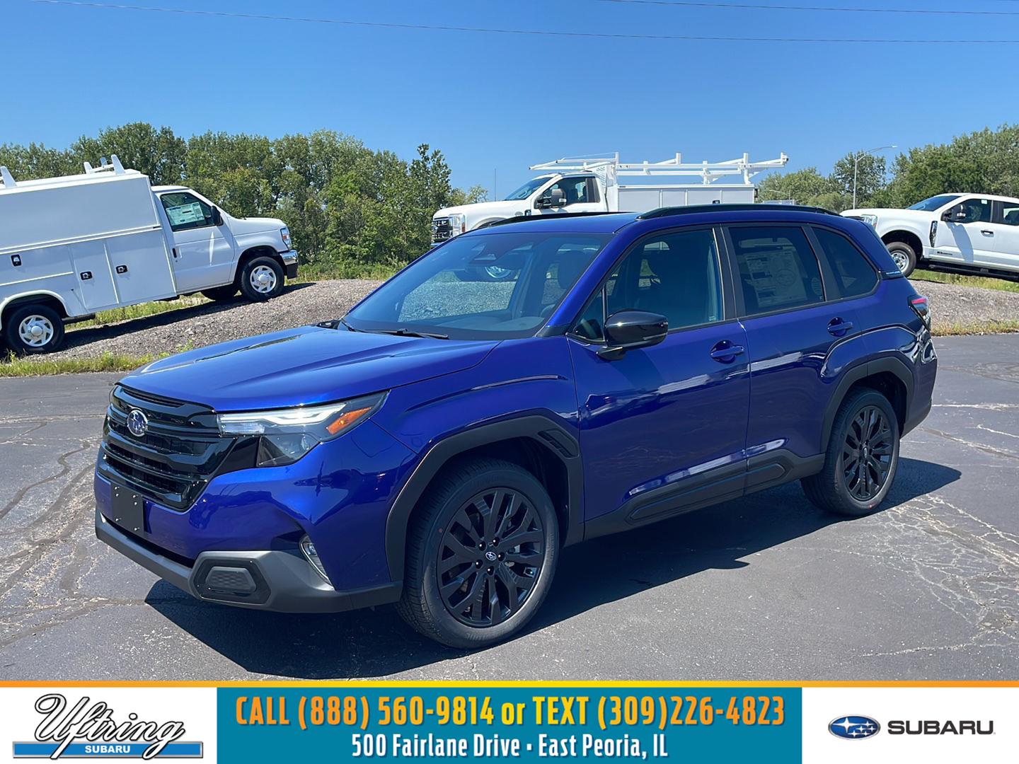 Sapphire Blue Pearl 2026 Subaru Forester SUV / Crossover All-Wheel Drive Continuously Variable Transmission