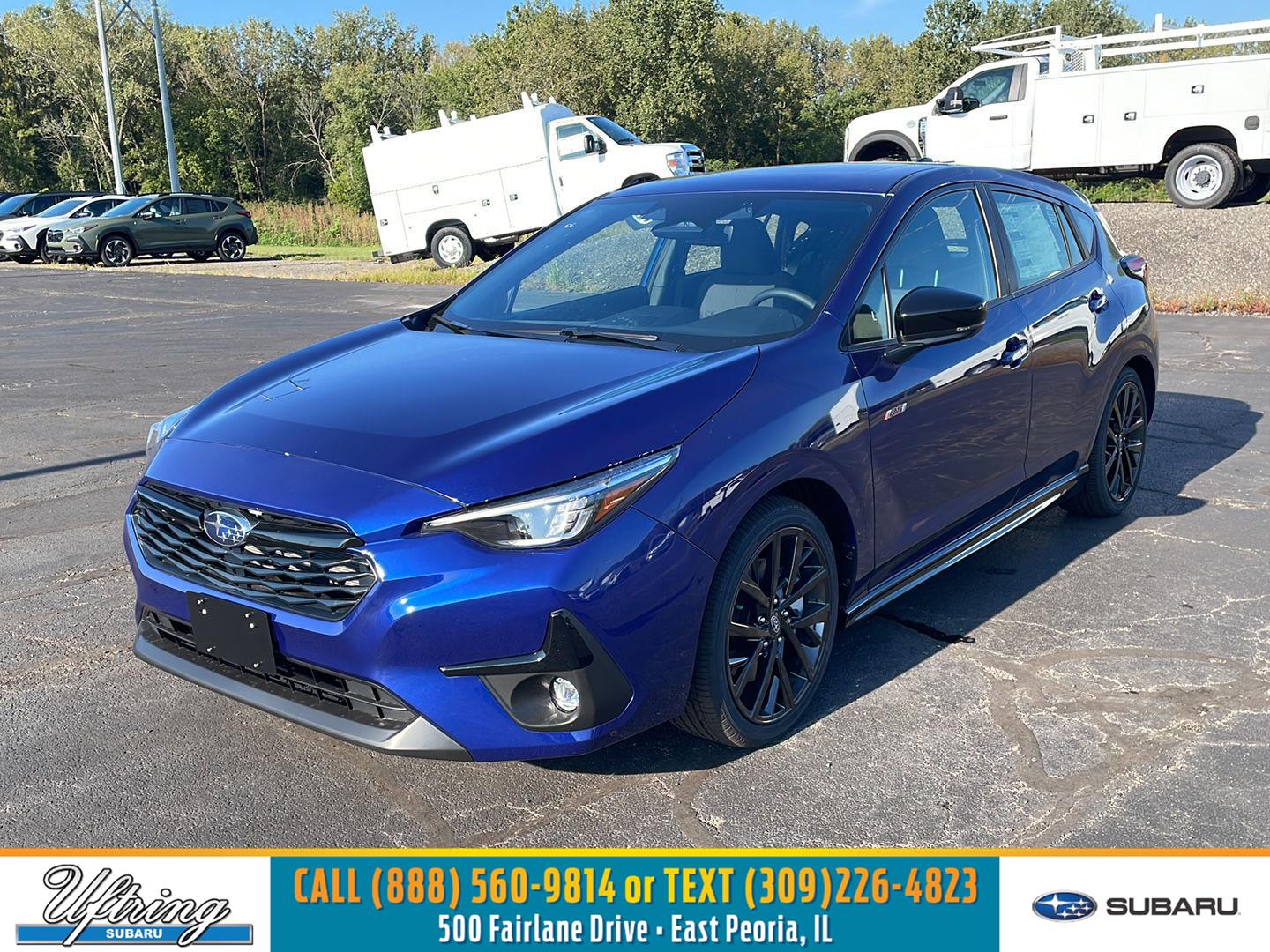 Sapphire Blue Pearl 2026 Subaru Impreza Wagon All-Wheel Drive Continuously Variable Transmission