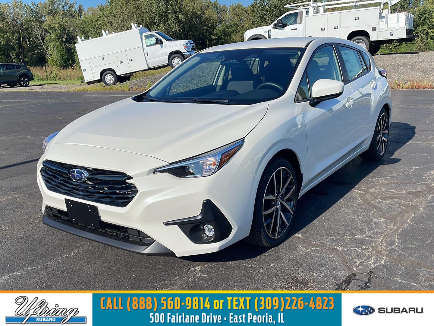 Crystal White Pearl 2026 Subaru Impreza Wagon All-Wheel Drive Continuously Variable Transmission