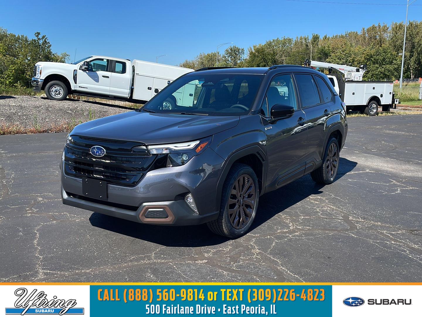 Magnetite Gray Metallic 2026 Subaru Forester Hybrid SUV / Crossover All-Wheel Drive Continuously Variable Transmission