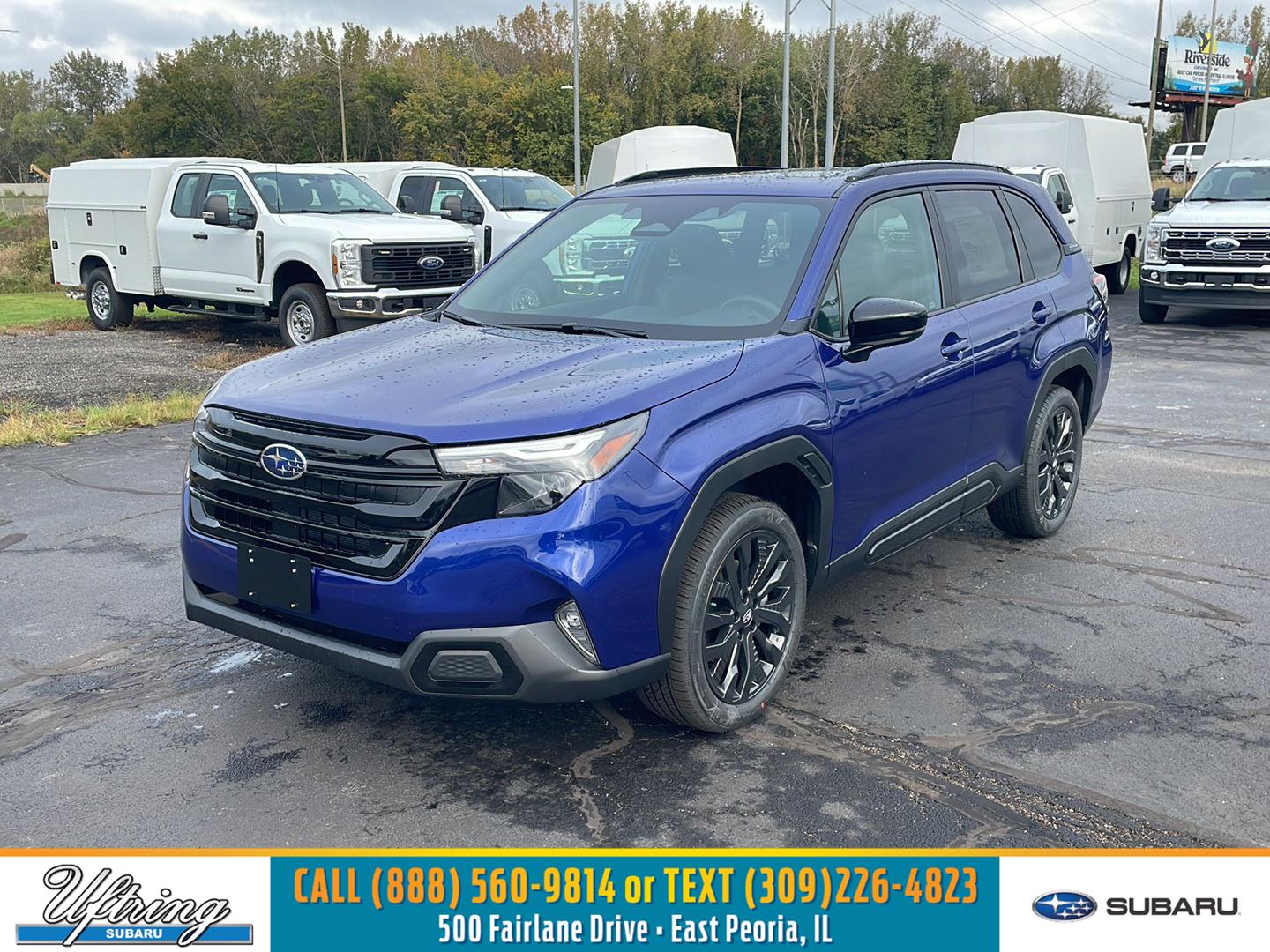 Sapphire Blue Pearl 2026 Subaru Forester SUV / Crossover All-Wheel Drive Continuously Variable Transmission