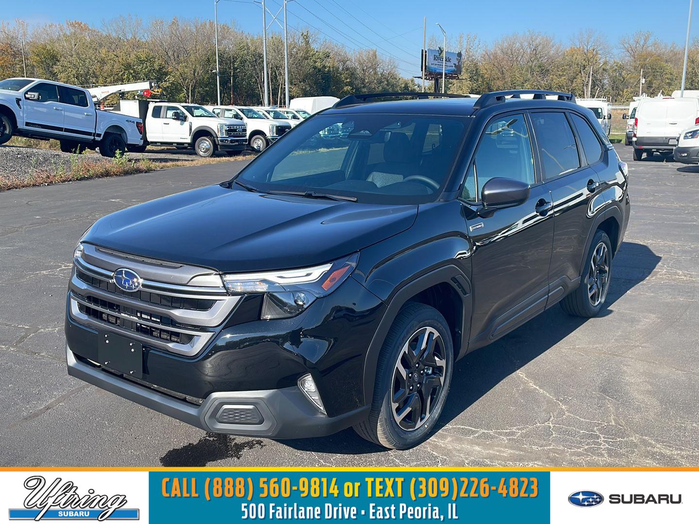Black (CRYSTAL BLK SIL) 2026 Subaru Forester Hybrid SUV / Crossover All-Wheel Drive