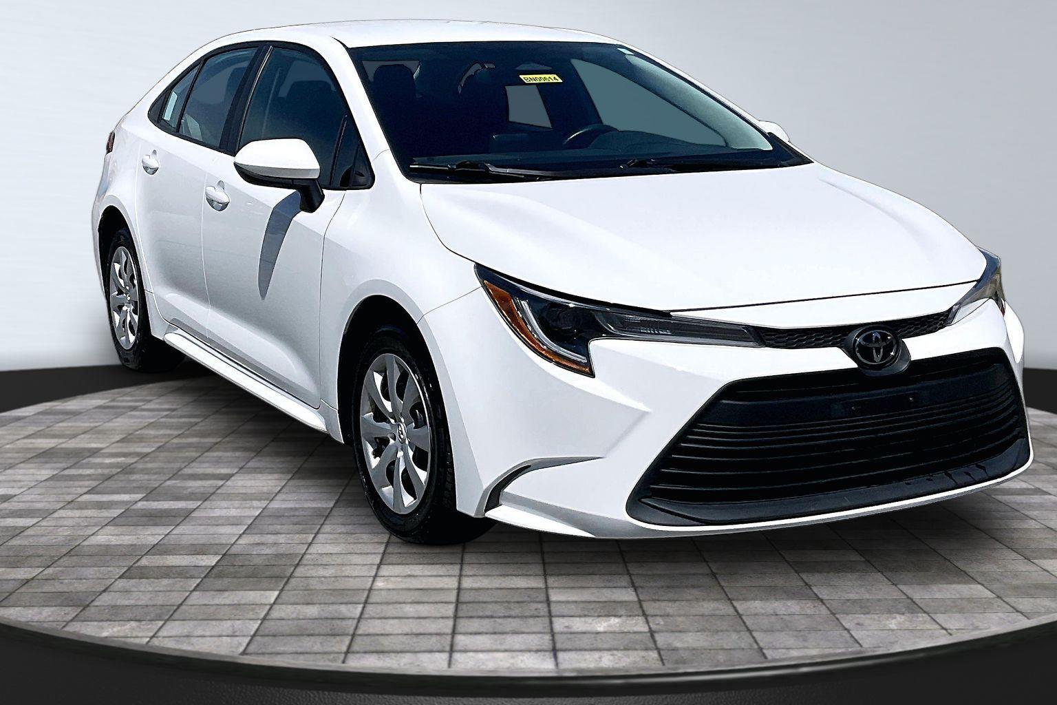 Ice Cap 2024 Toyota Corolla Sedan Front-Wheel Drive Continuously Variable Transmission