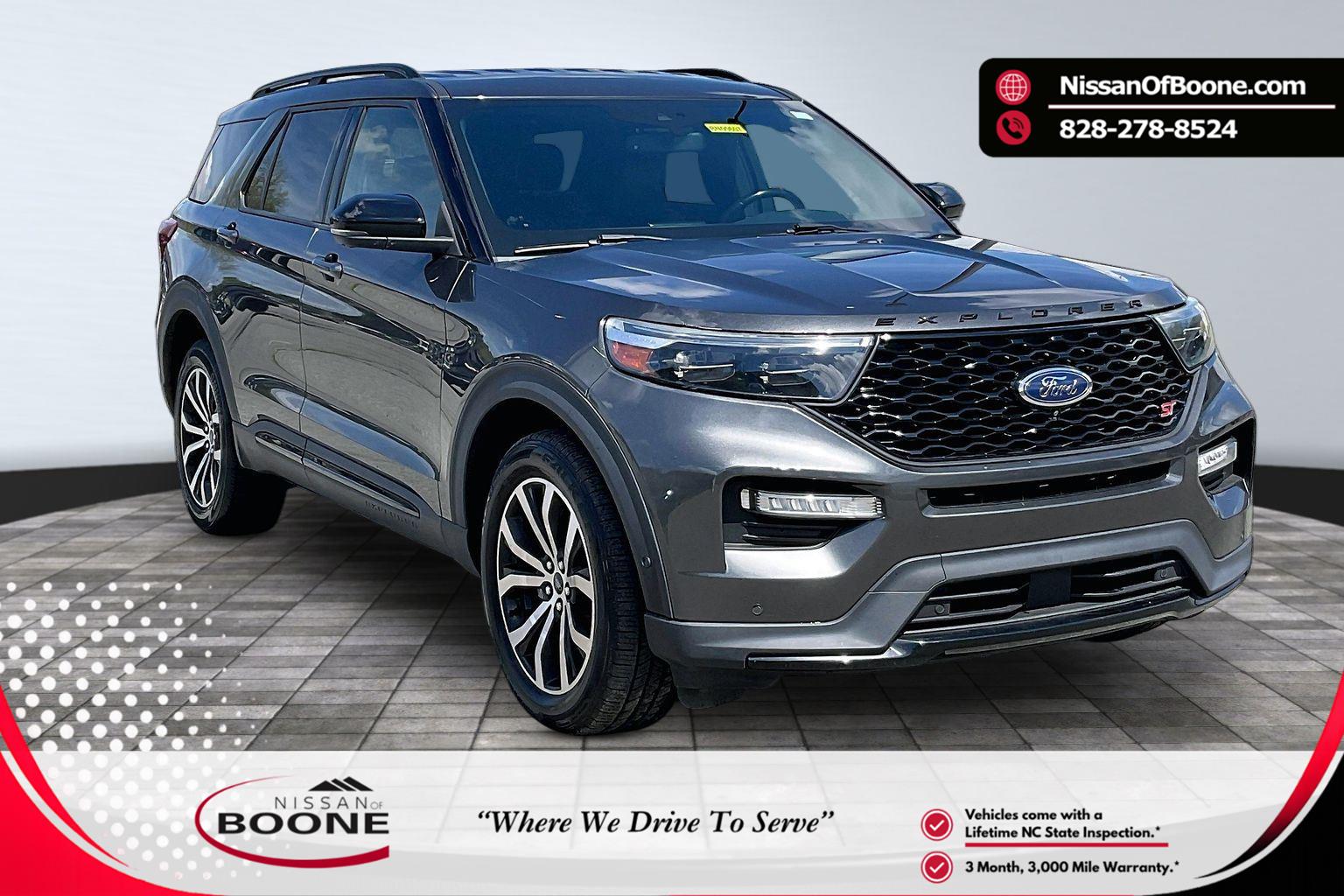 Gray (Magnetic Metallic) 2020 Ford Explorer SUV / Crossover All-Wheel Drive Automatic