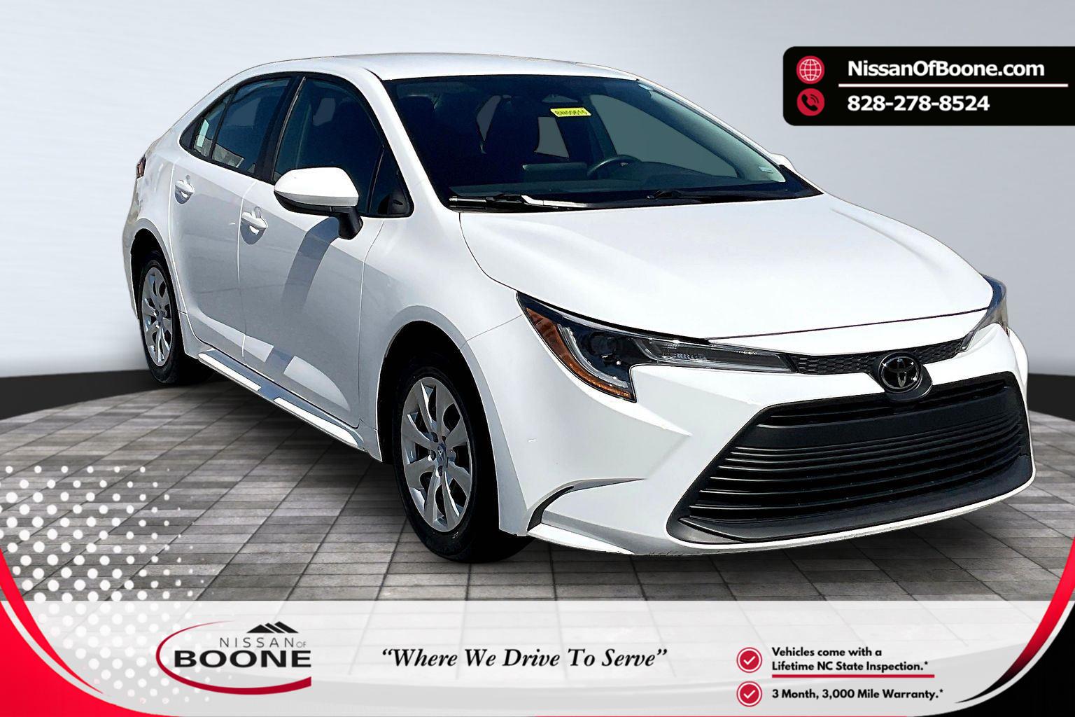 Ice Cap 2024 Toyota Corolla Sedan Front-Wheel Drive Continuously Variable Transmission