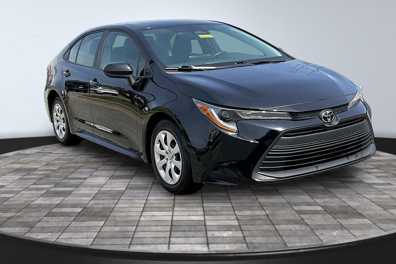 Midnight Black Metallic 2024 Toyota Corolla Sedan Front-Wheel Drive Continuously Variable Transmission
