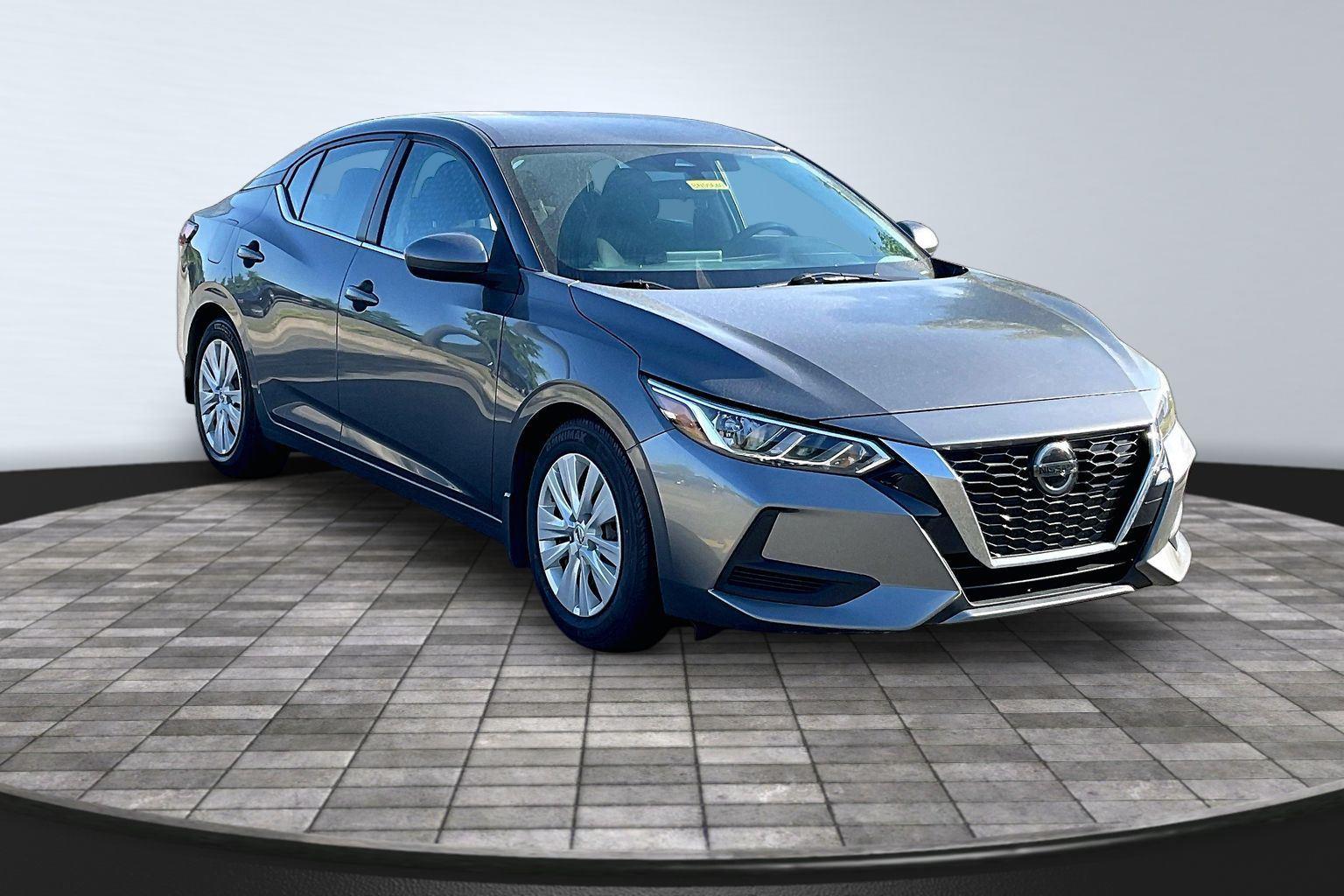 Gray (Gun Metallic) 2021 Nissan Sentra S FWD Sedan Front-Wheel Drive Continuously Variable Transmission