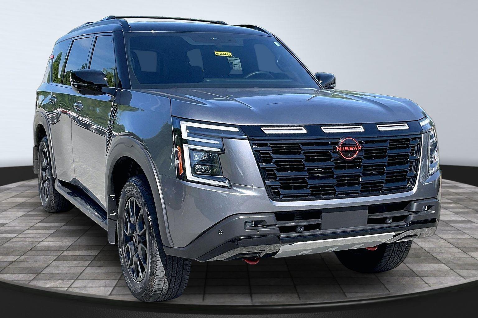 Gray (Gun Metallic) 2025 Nissan Armada SUV / Crossover Four-Wheel Drive Automatic