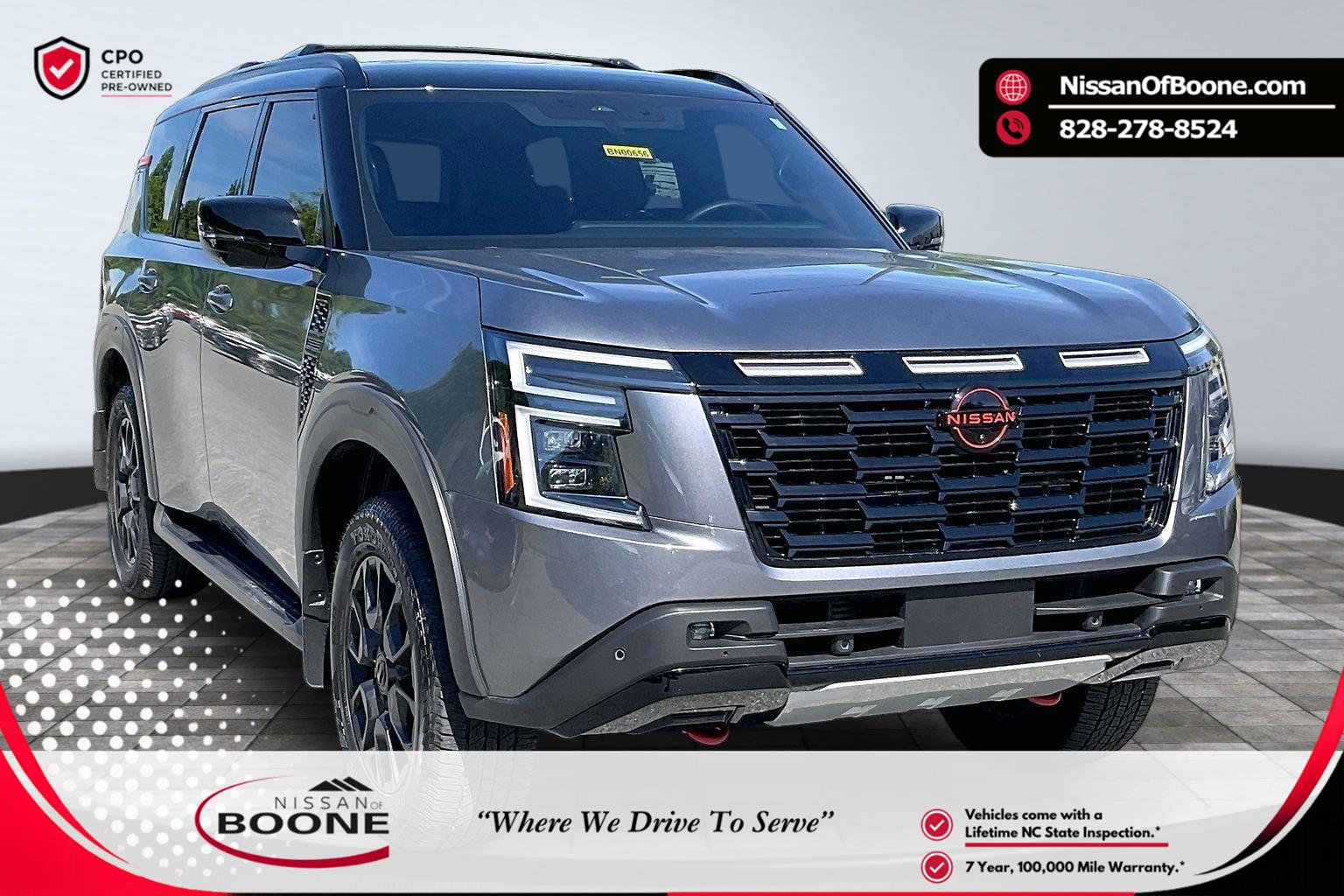 Gray (Gun Metallic) 2025 Nissan Armada SUV / Crossover Four-Wheel Drive Automatic