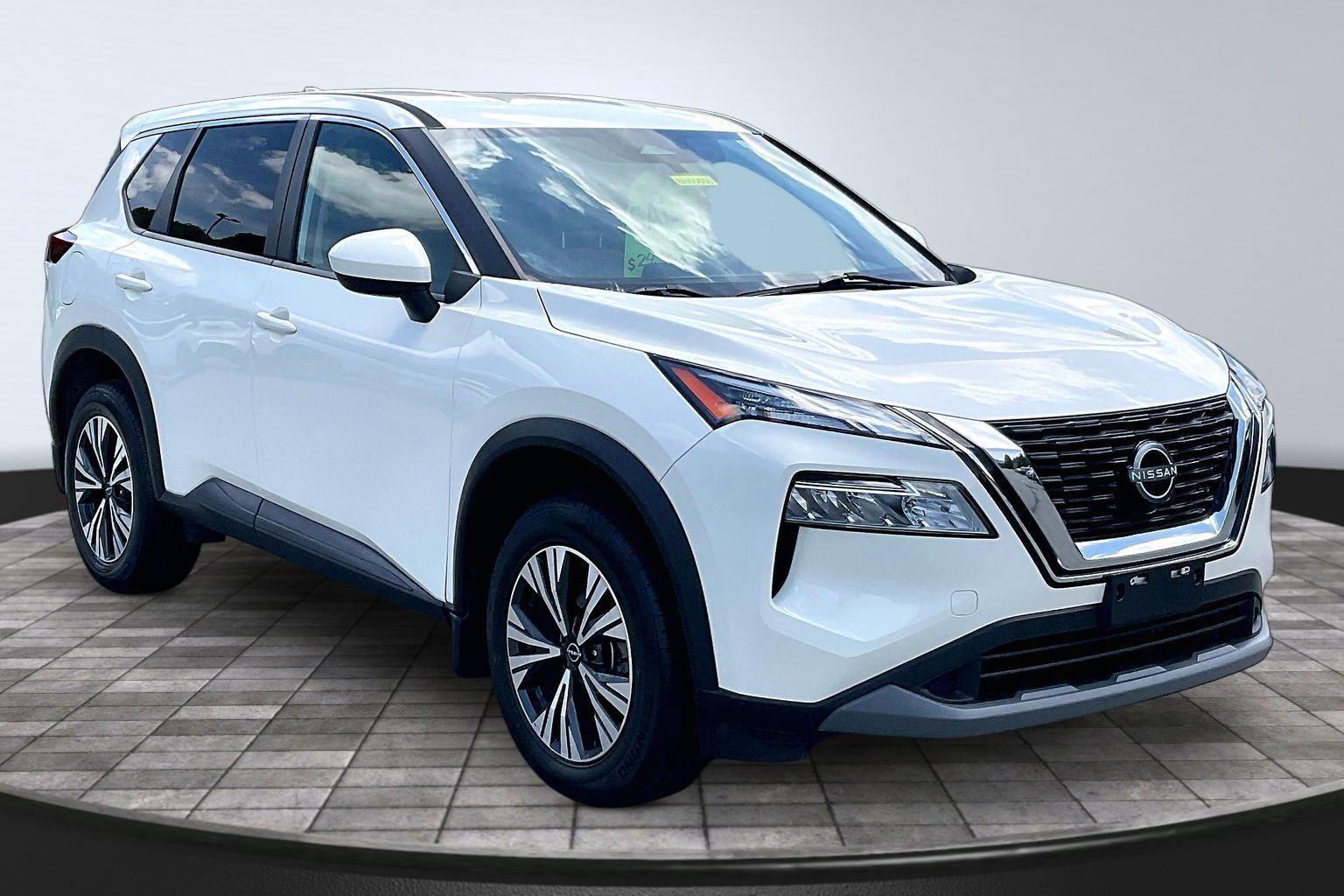 Pearl White Tricoat 2023 Nissan Rogue SUV / Crossover All-Wheel Drive Continuously Variable Transmission