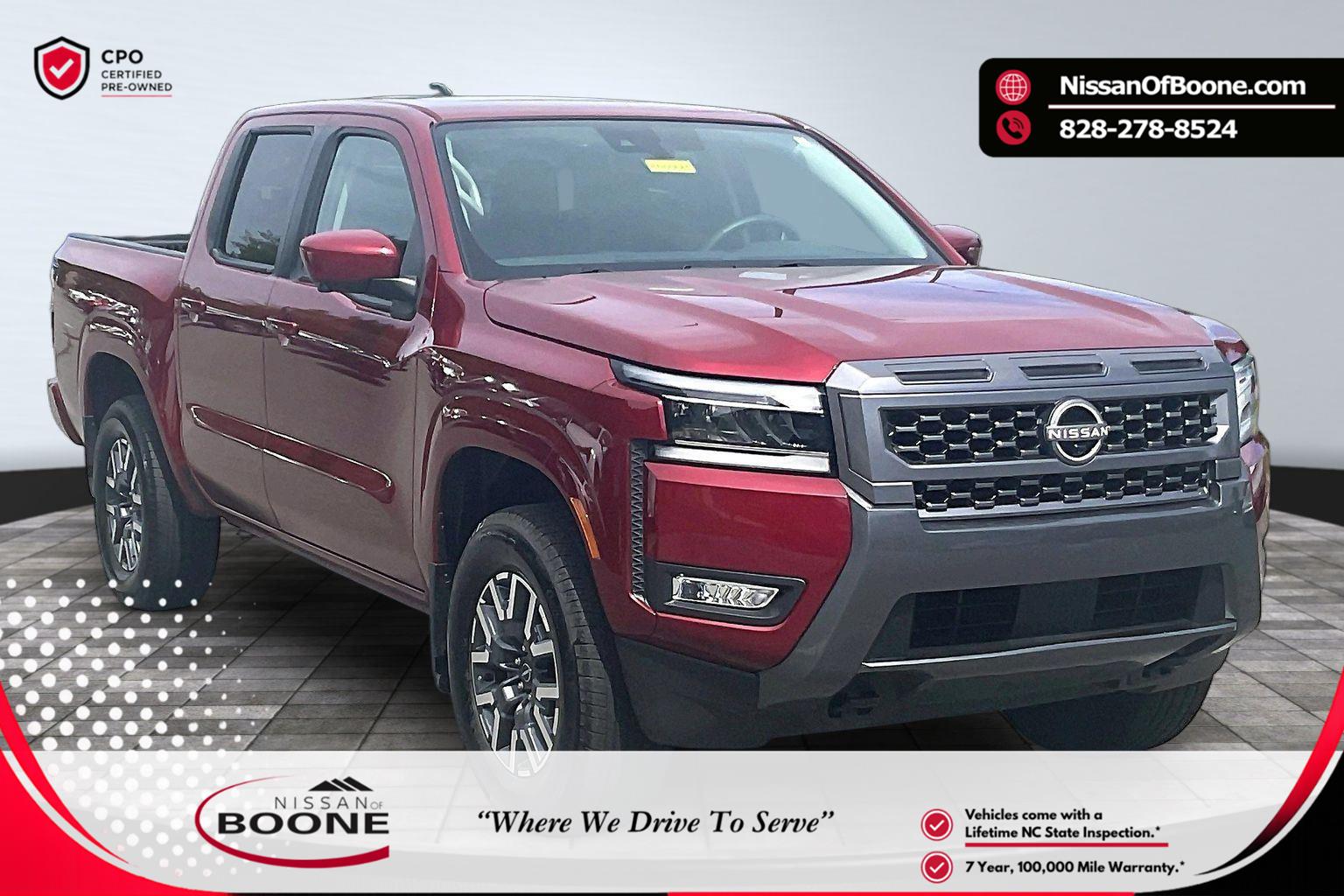 Cardinal Red Metallic Tricoat 2025 Nissan Frontier Pickup Truck Four-Wheel Drive Automatic
