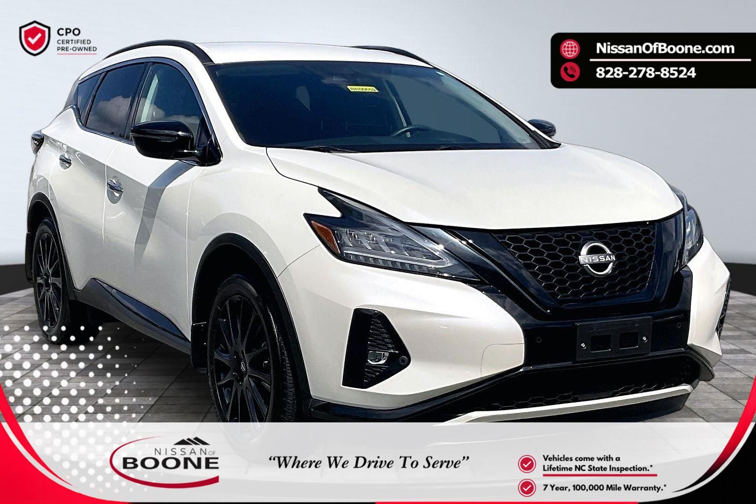 Pearl White Tricoat 2024 Nissan Murano SUV / Crossover All-Wheel Drive Continuously Variable Transmission