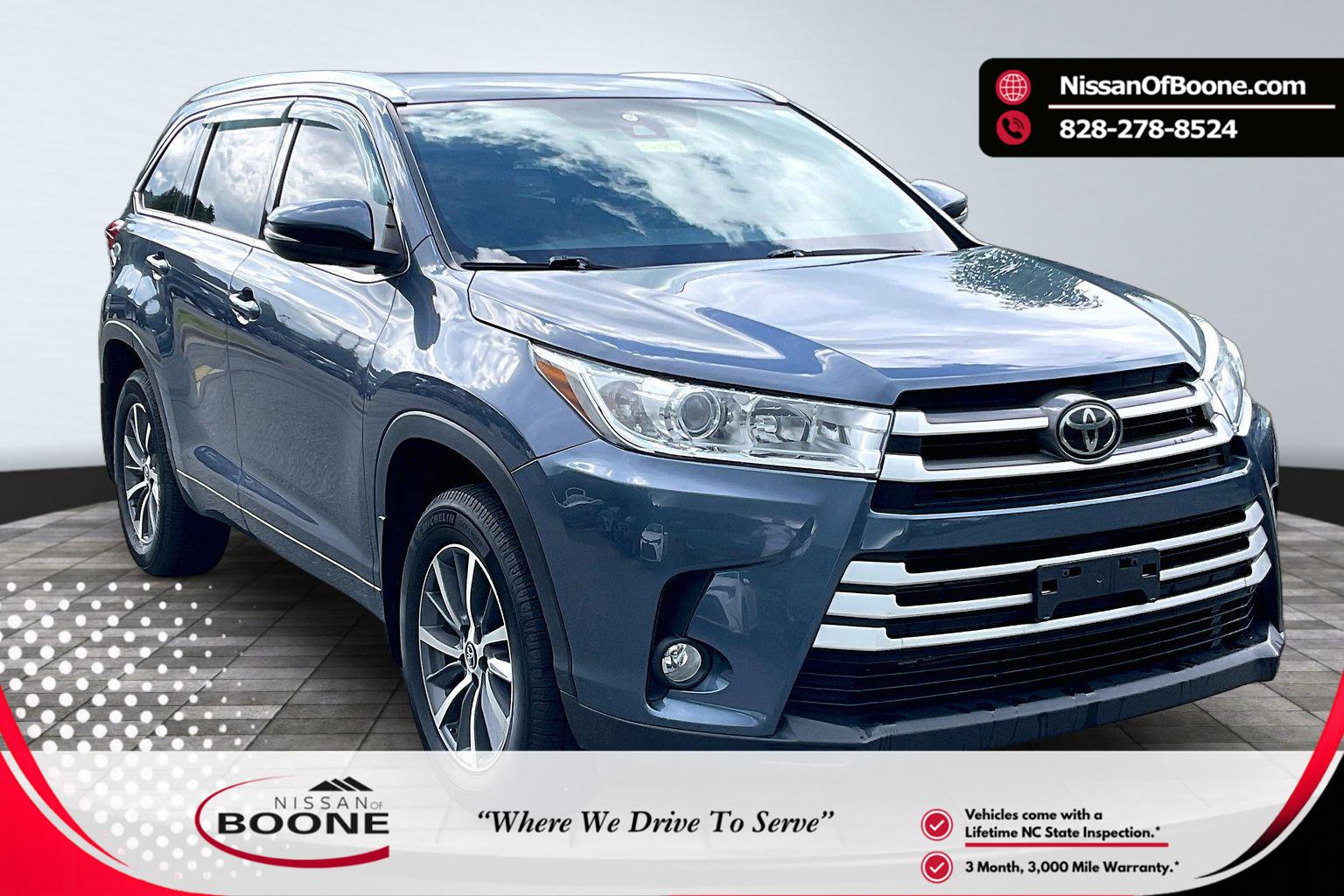 Shoreline Blue Pearl 2018 Toyota Highlander SUV / Crossover All-Wheel Drive 8-Speed Automatic