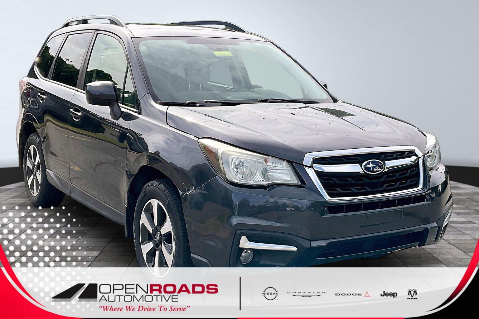 Dark Gray Metallic 2018 Subaru Forester SUV / Crossover All-Wheel Drive Continuously Variable Transmission