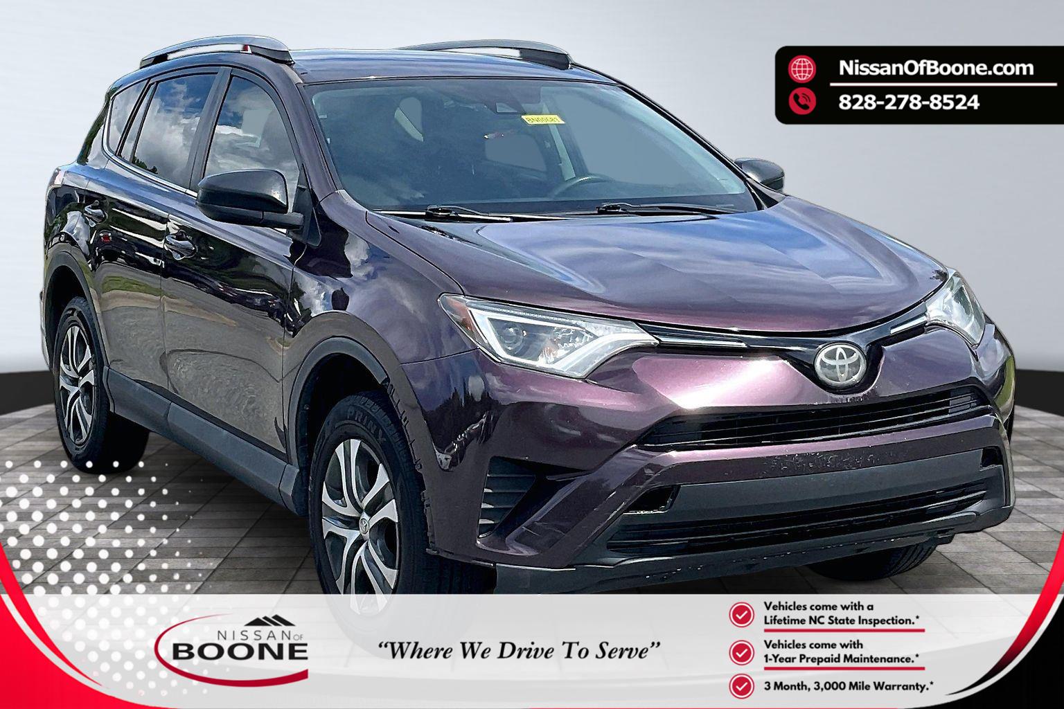 Black Currant Metallic 2018 Toyota RAV4 SUV / Crossover Front-Wheel Drive Automatic