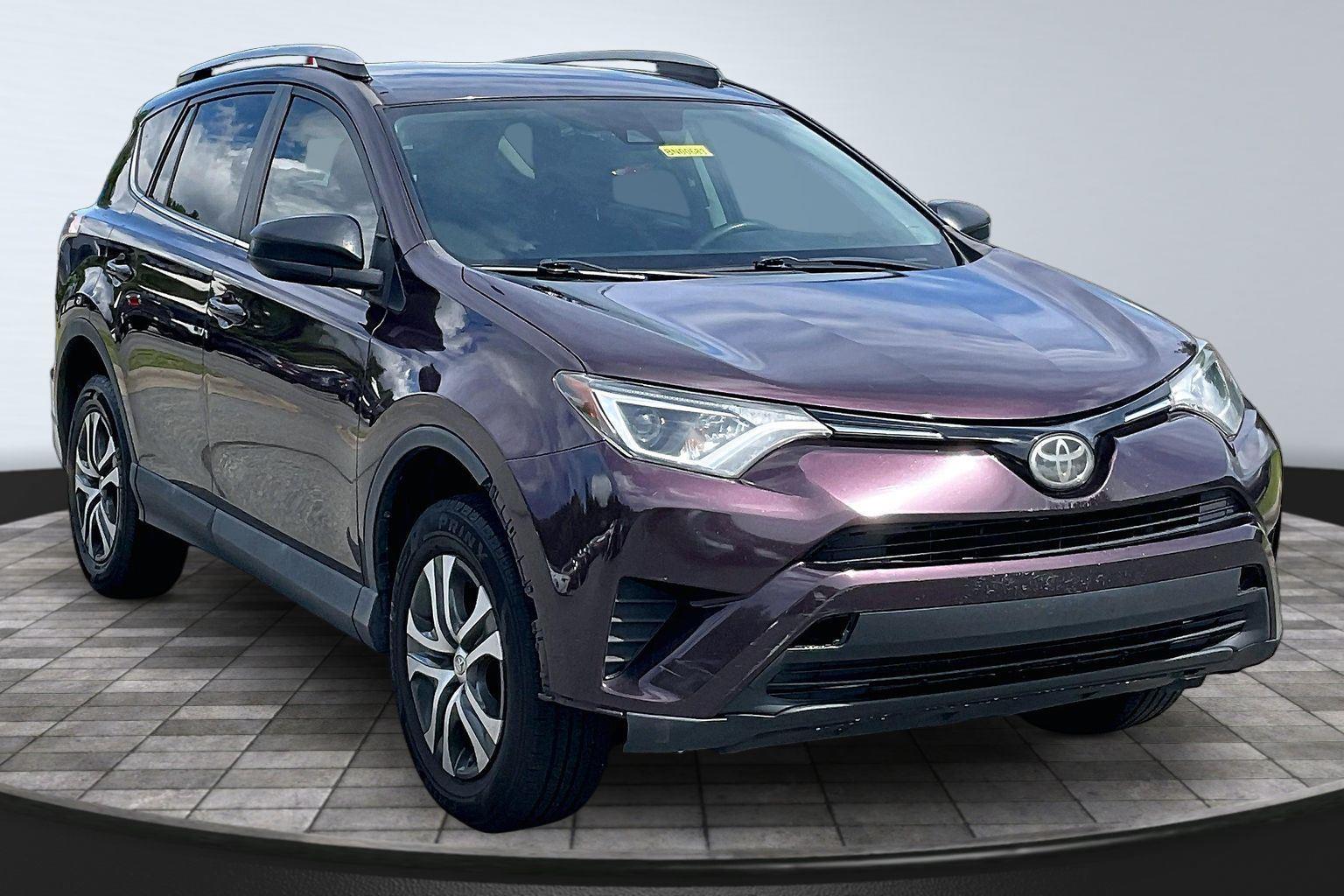 Black Currant Metallic 2018 Toyota RAV4 SUV / Crossover Front-Wheel Drive Automatic