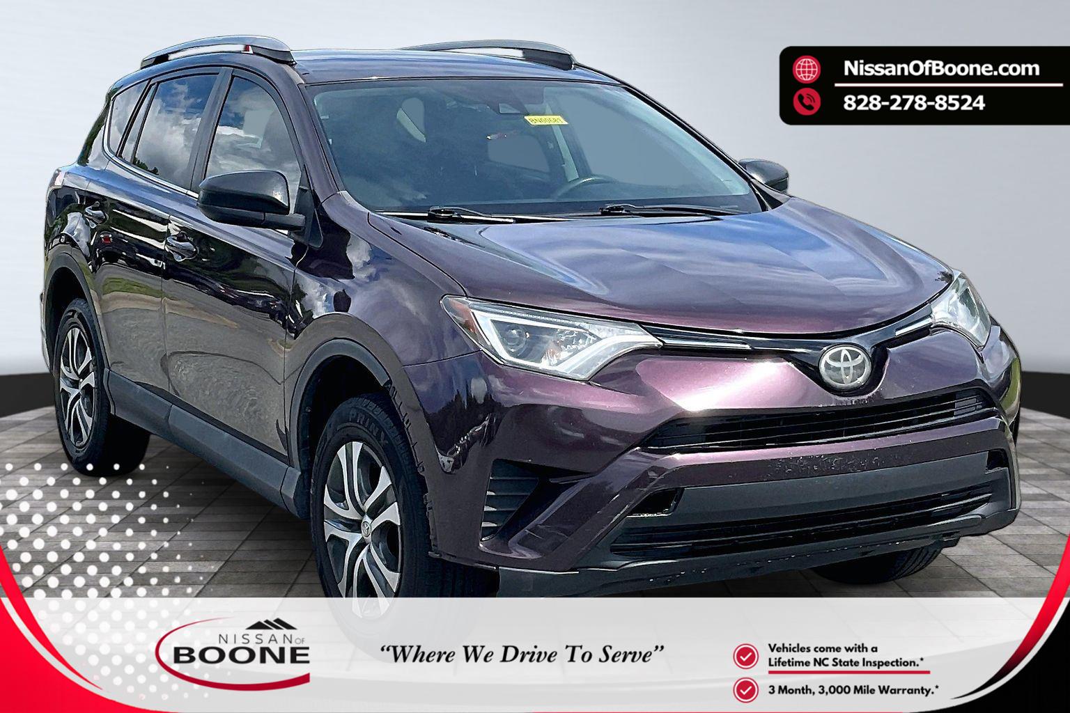 Black Currant Metallic 2018 Toyota RAV4 SUV / Crossover Front-Wheel Drive Automatic