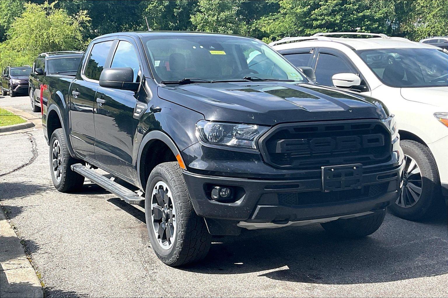 Shadow Black 2021 Ford Ranger Pickup Truck Four-Wheel Drive Automatic