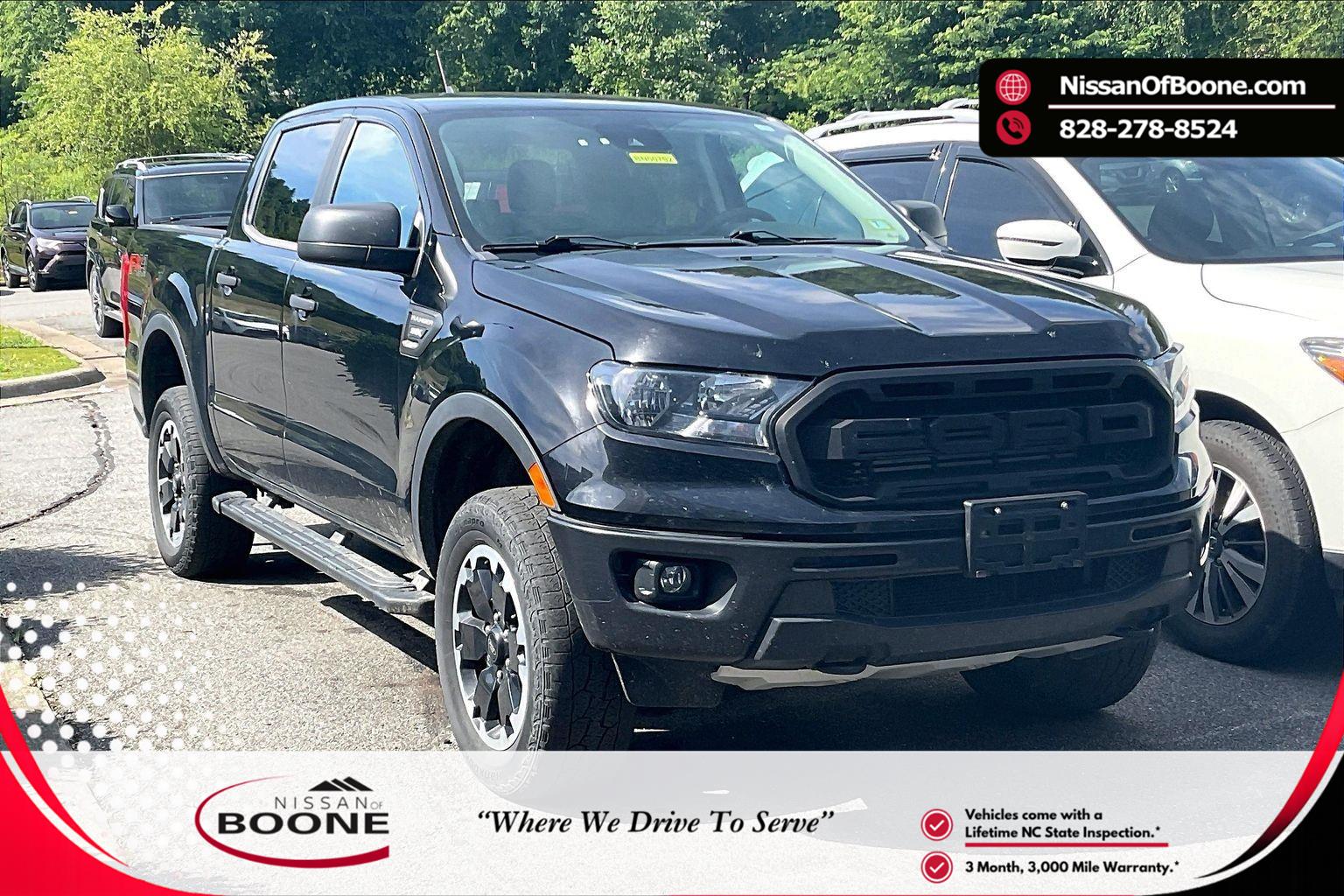 Shadow Black 2021 Ford Ranger Pickup Truck Four-Wheel Drive Automatic