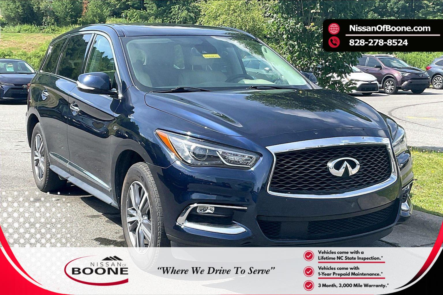 Hermosa Blue 2020 INFINITI QX60 SUV / Crossover All-Wheel Drive Continuously Variable Transmission