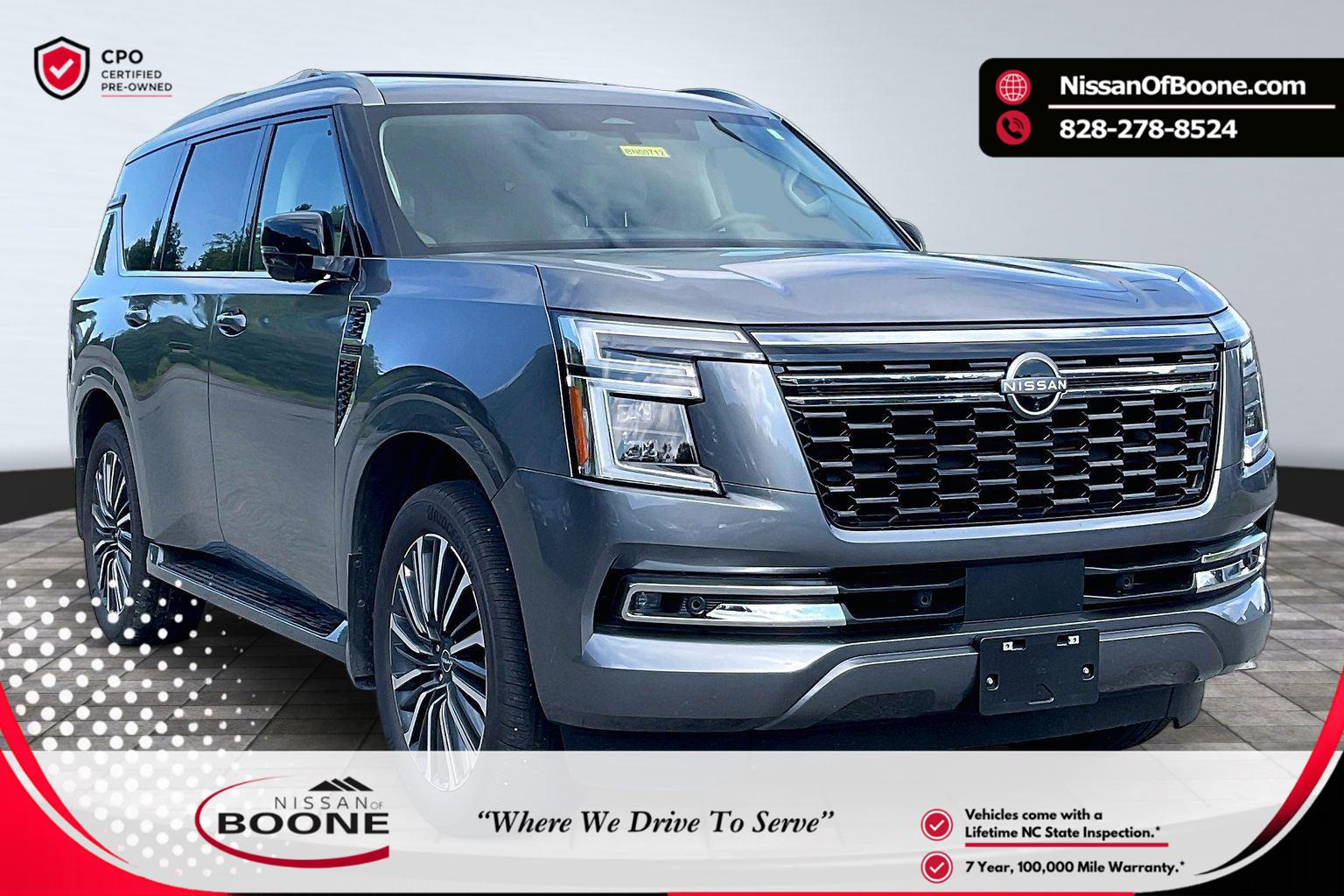Gray (Gun Metallic) 2025 Nissan Armada SUV / Crossover Four-Wheel Drive Automatic
