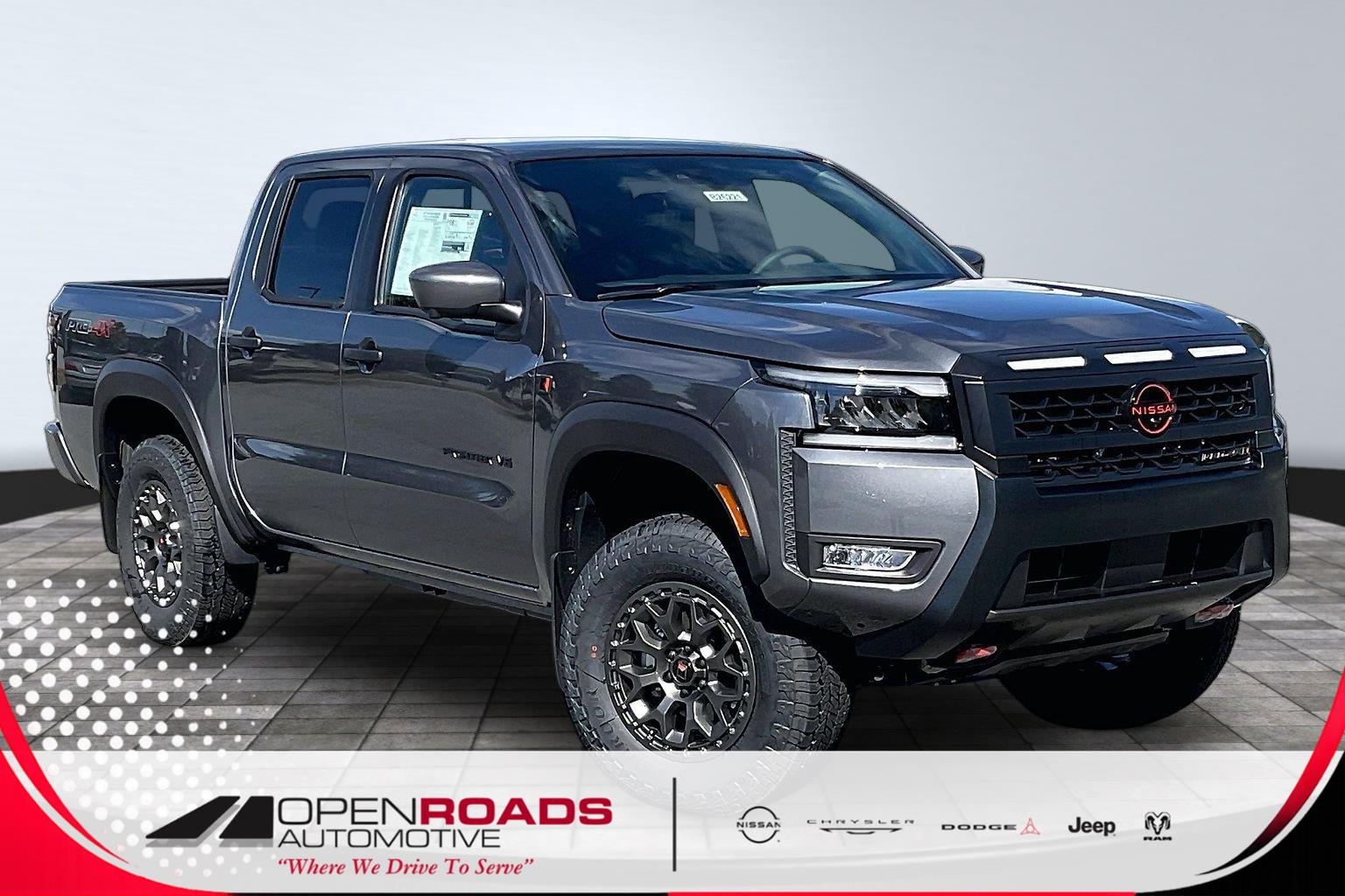 Gray (Gun Metallic) 2027 Nissan Frontier Pickup Truck Four-Wheel Drive Automatic