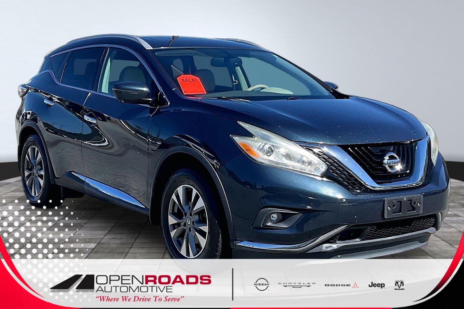 Arctic Blue Metallic 2016 Nissan Murano SUV / Crossover Front-Wheel Drive Continuously Variable Transmission