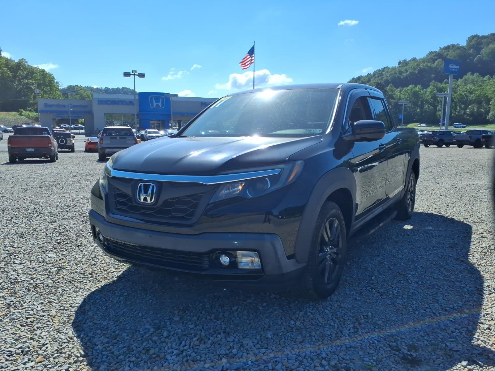 Crystal Black Pearl 2017 Honda Ridgeline Pickup Truck All-Wheel Drive Automatic