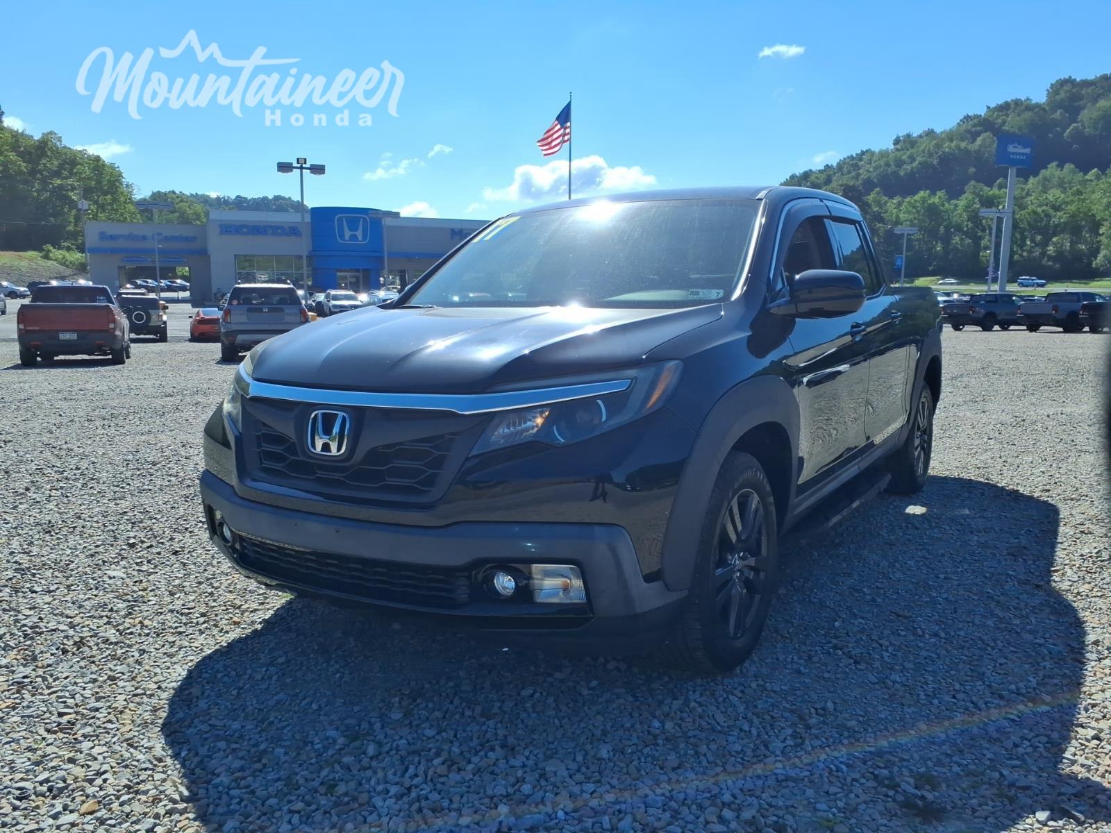 Crystal Black Pearl 2017 Honda Ridgeline Pickup Truck All-Wheel Drive Automatic