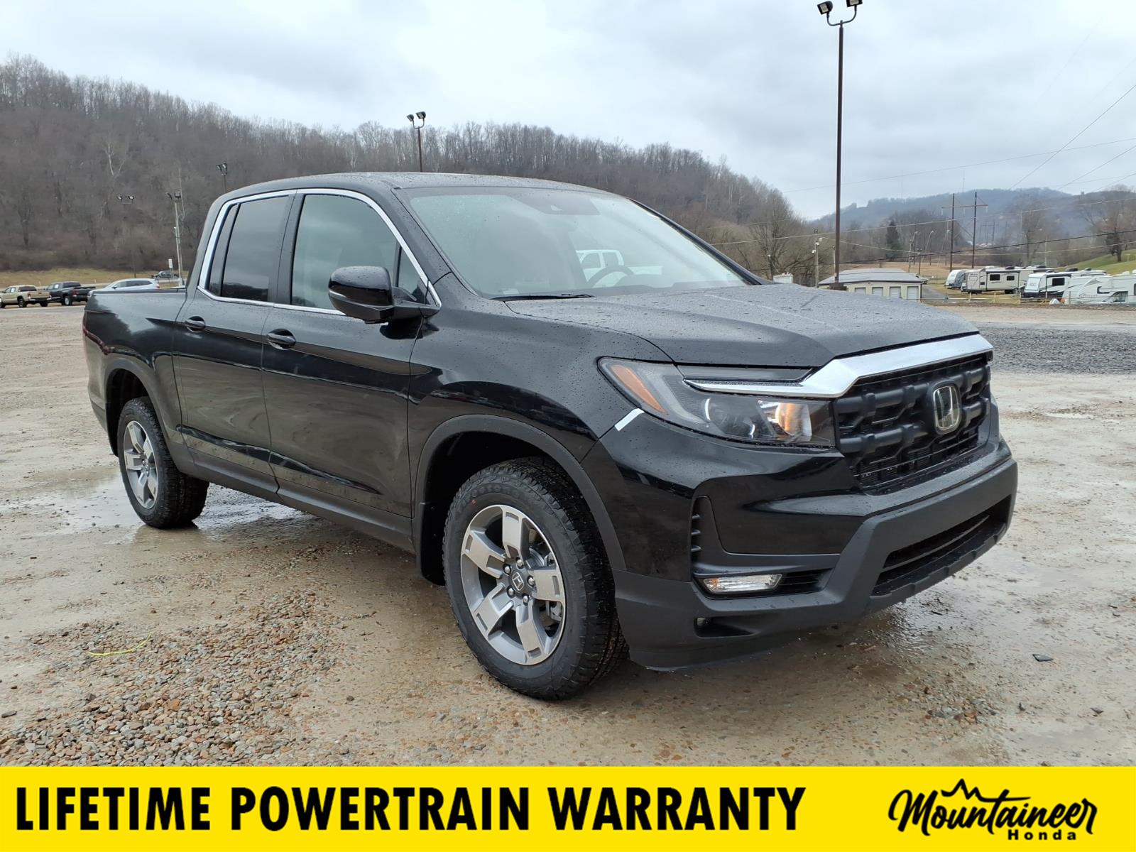 Crystal Black Pearl 2026 Honda Ridgeline Pickup Truck All-Wheel Drive 9-Speed Automatic