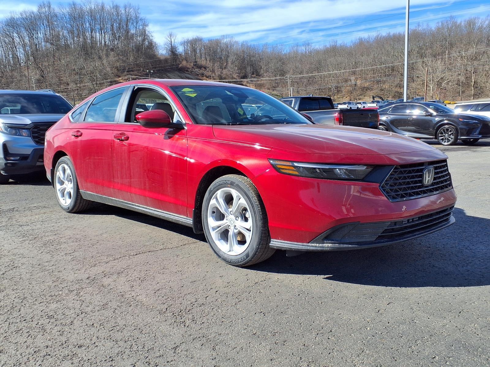 Radiant Red Metallic 2026 Honda Accord Sedan Front-Wheel Drive Continuously Variable Transmission