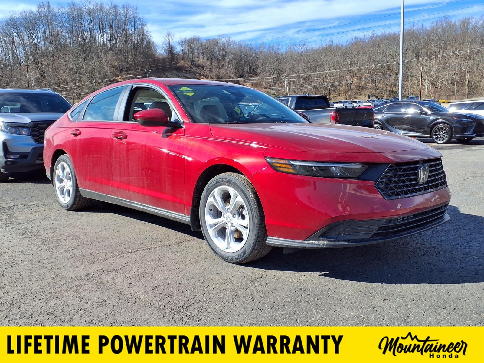 Radiant Red Metallic 2026 Honda Accord Sedan Front-Wheel Drive Continuously Variable Transmission