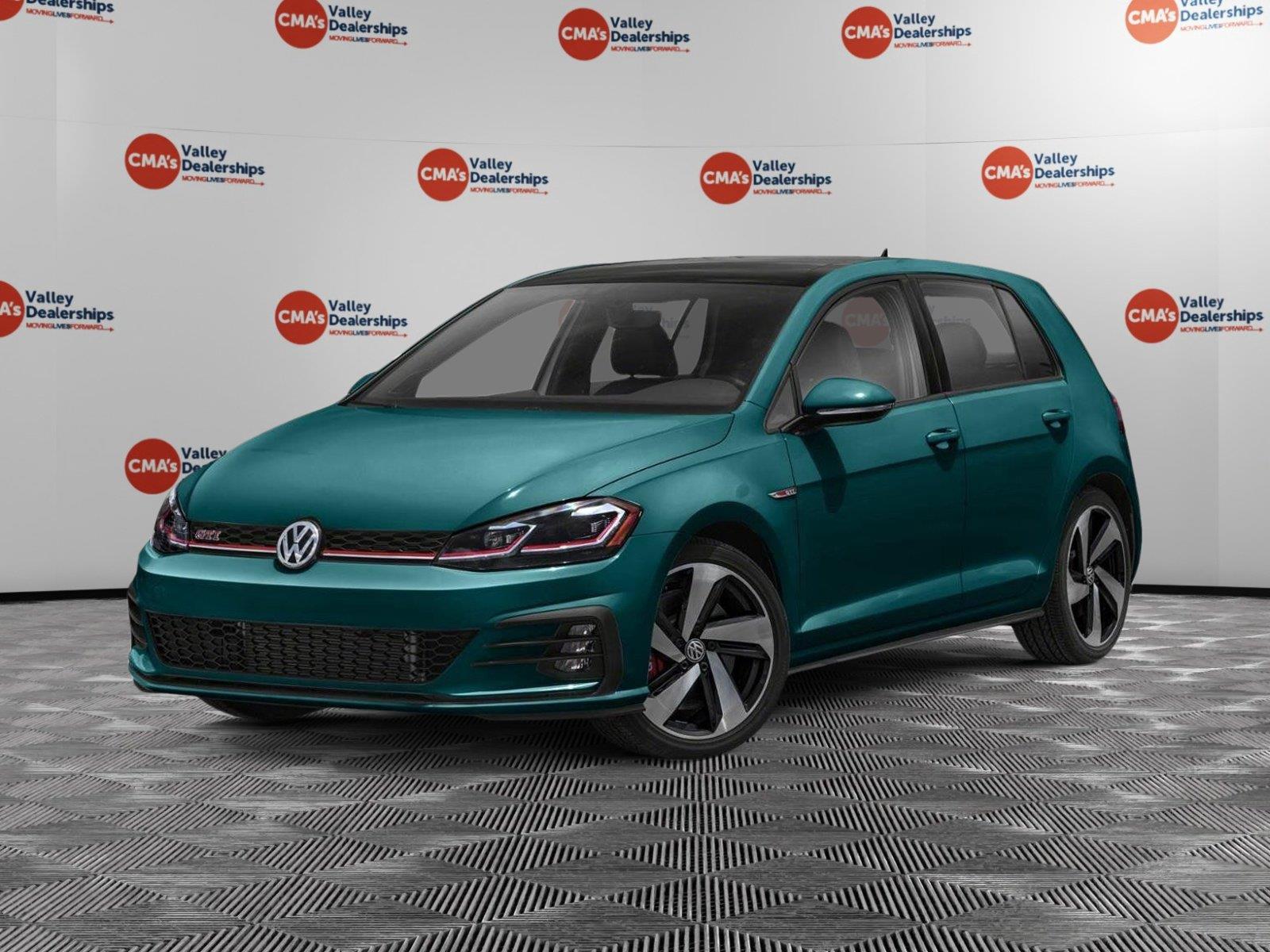 Great Falls Green Metallic 2018 Volkswagen Golf GTI Hatchback Front-Wheel Drive Automatic