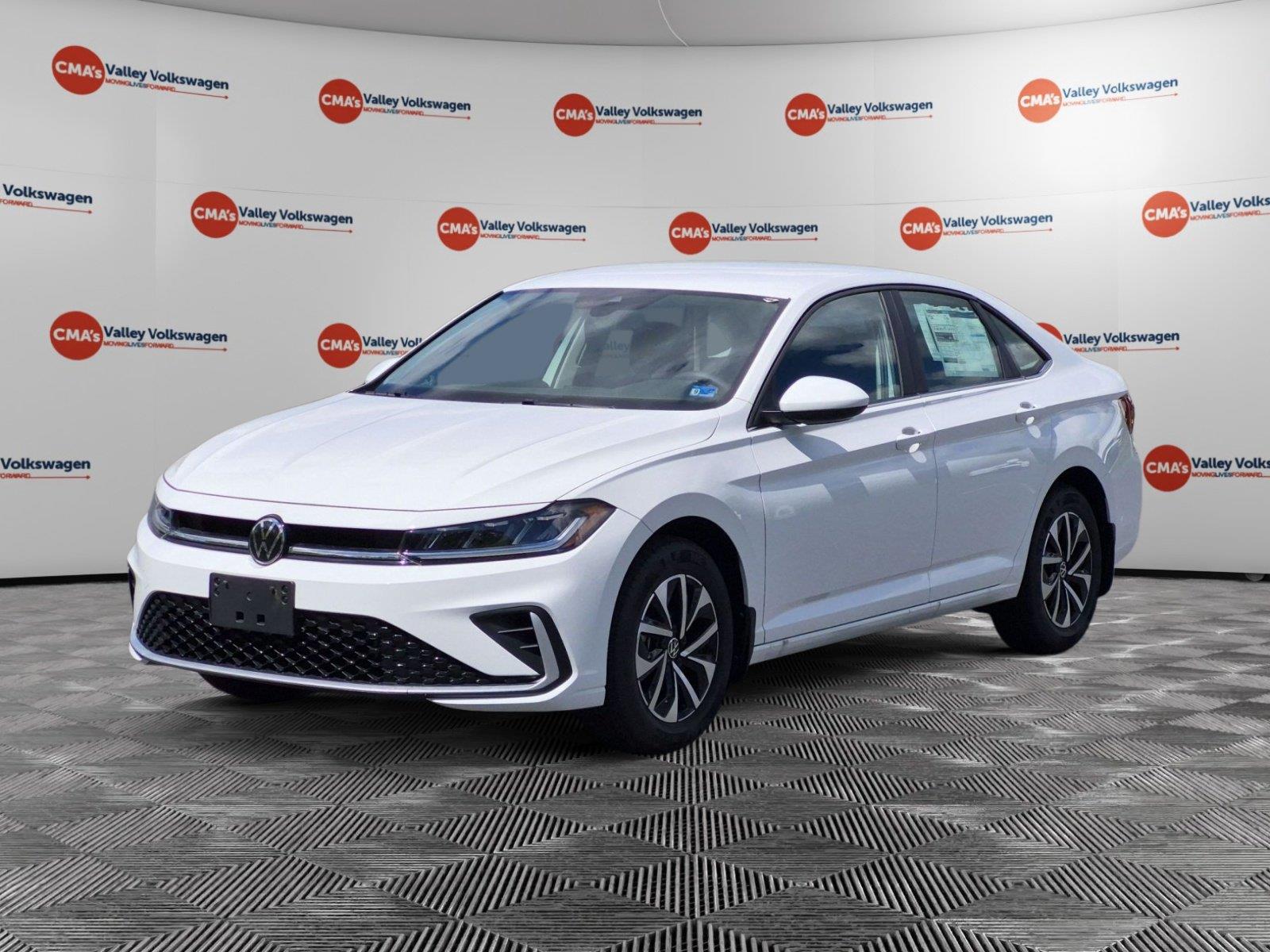 Pure White 2026 Volkswagen Jetta Sedan Front-Wheel Drive Automatic