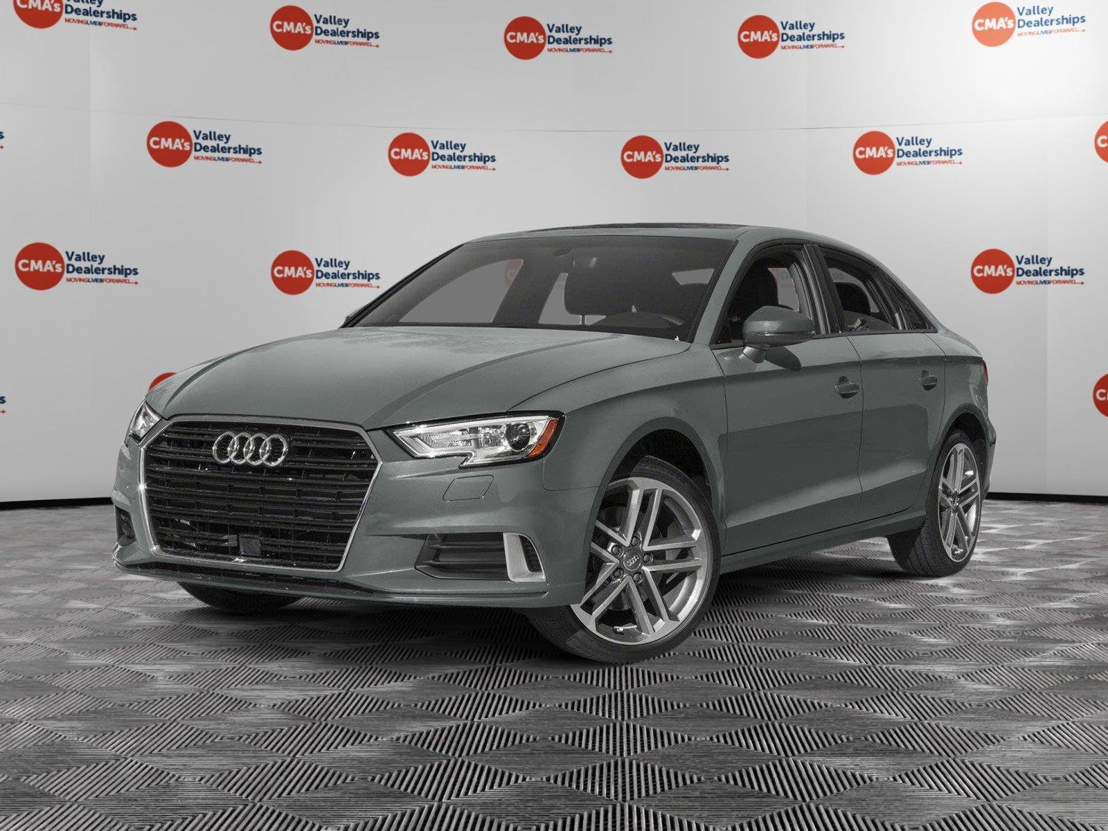 Monsoon Gray Metallic 2017 Audi A3 Sedan All-Wheel Drive Automatic