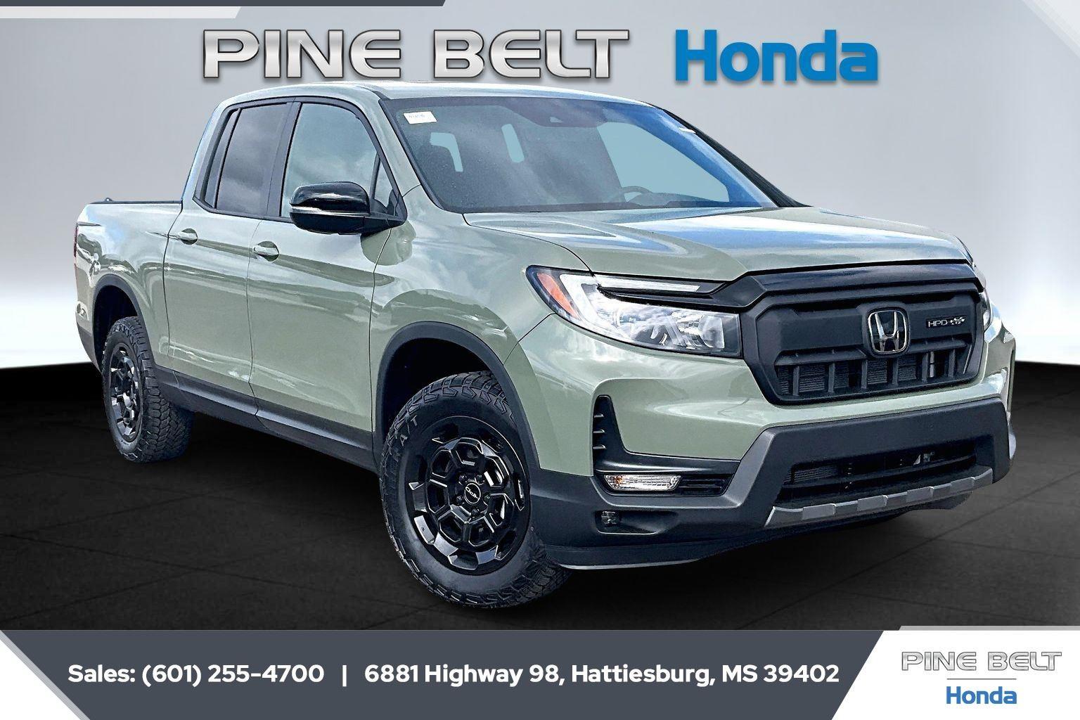 Ash Green Metallic 2026 Honda Ridgeline Pickup Truck All-Wheel Drive Automatic