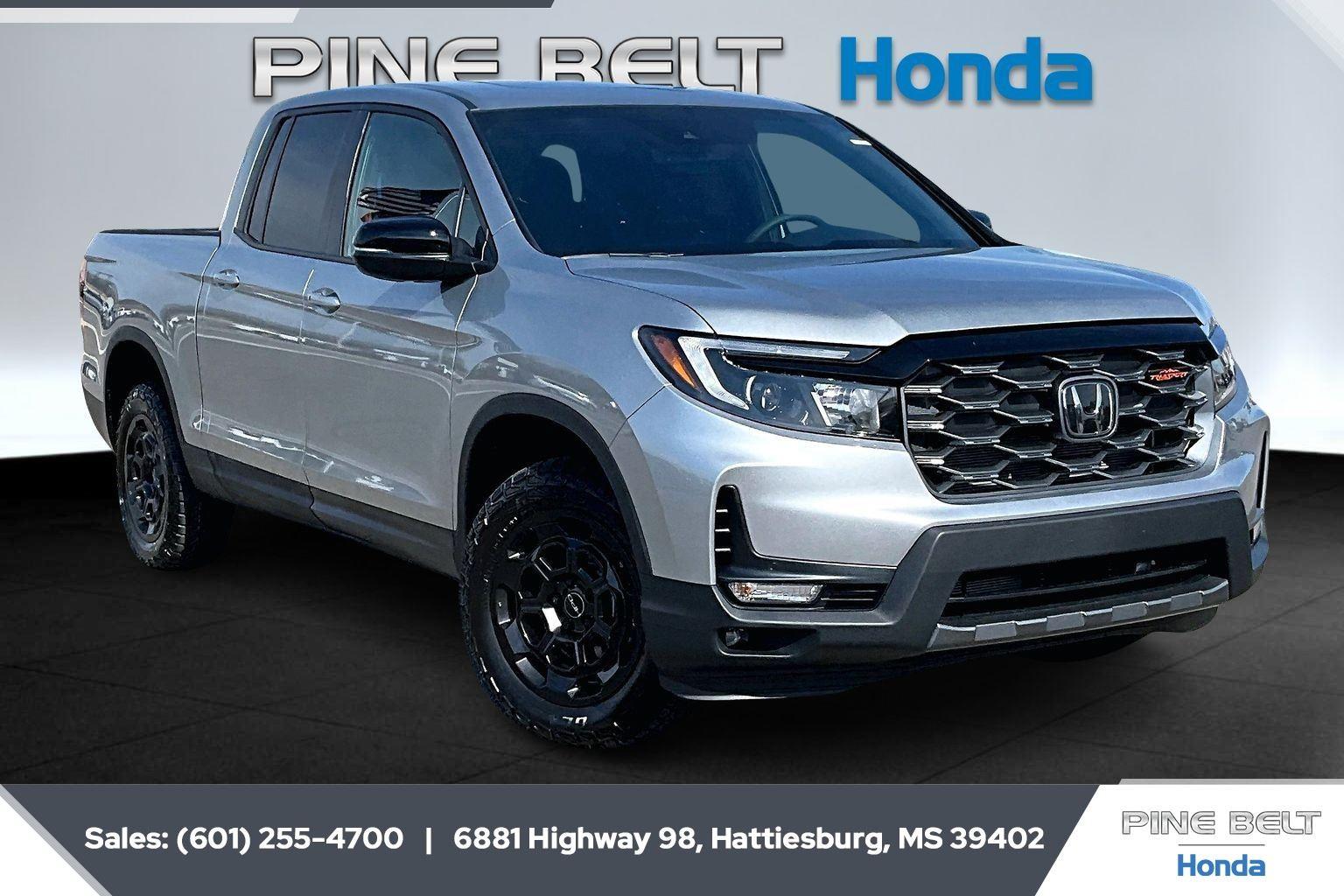 Solar Silver Metallic 2026 Honda Ridgeline Pickup Truck All-Wheel Drive Automatic