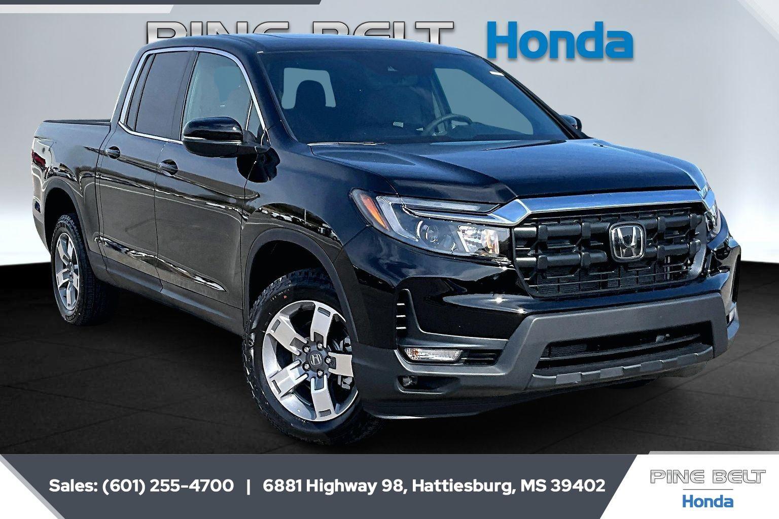 Crystal Black Pearl 2026 Honda Ridgeline Pickup Truck All-Wheel Drive 9-Speed Automatic