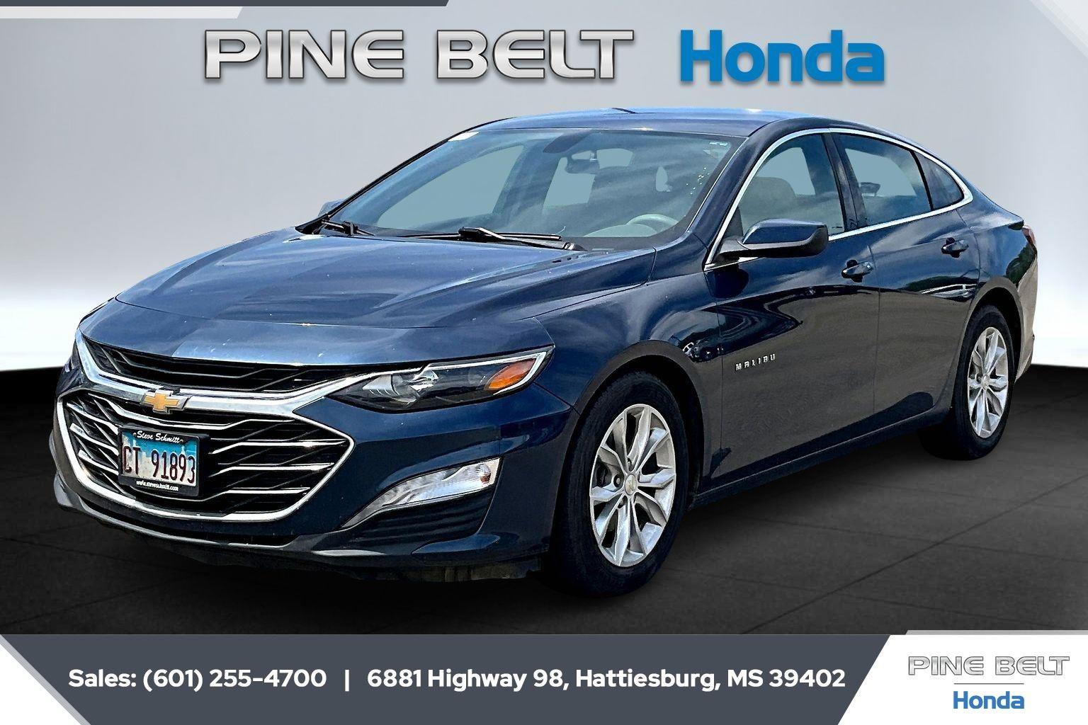 Northsky Blue Metallic 2019 Chevrolet Malibu LT FWD Sedan Front-Wheel Drive Continuously Variable Transmission