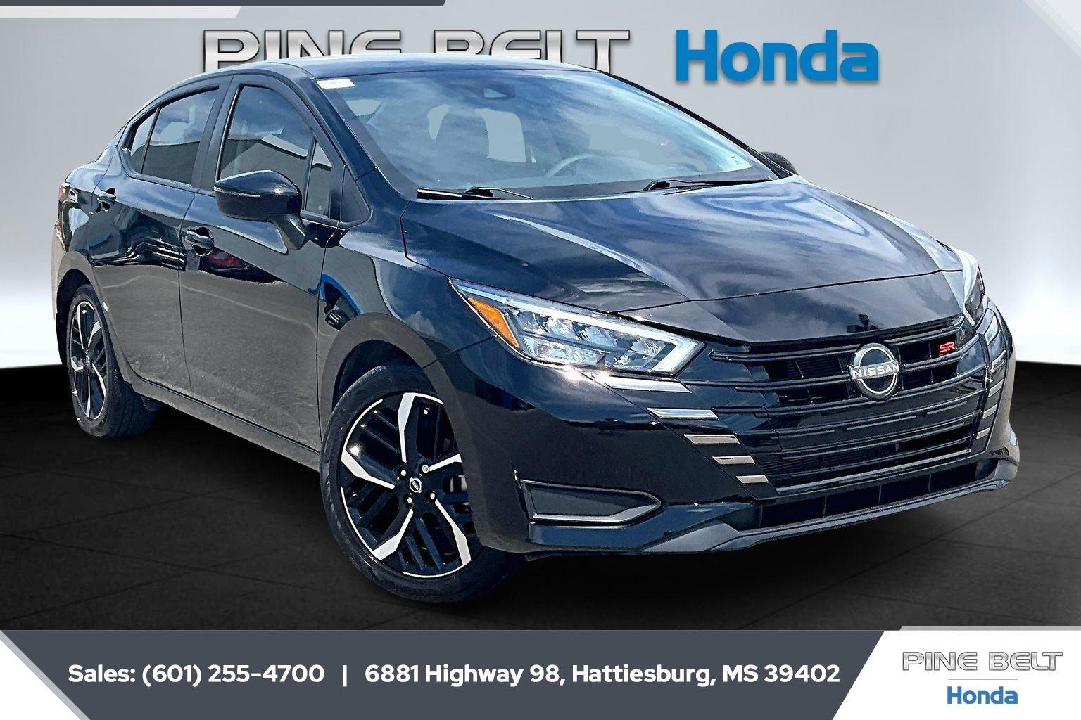 Super Black 2025 Nissan Versa SR FWD Sedan Front-Wheel Drive Continuously Variable Transmission