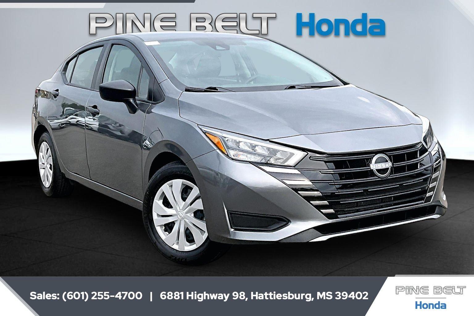 Gray (Gun Metallic) 2025 Nissan Versa S FWD Sedan Front-Wheel Drive Continuously Variable Transmission